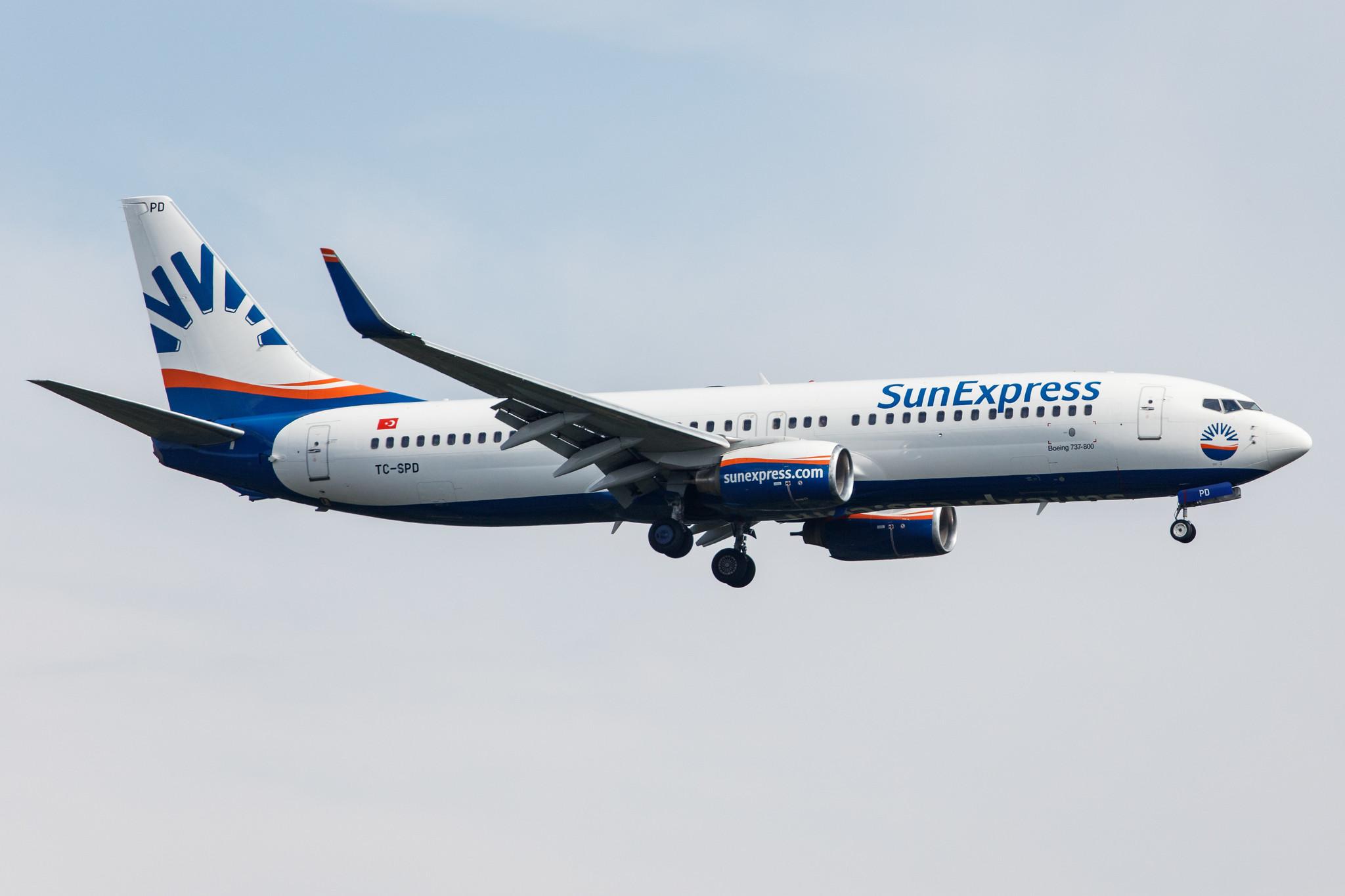 Frankfurt Airport: SunExpress (XQ / SXS) |  Boeing 737-8AS B738 | TC-SPD | MSN 34985