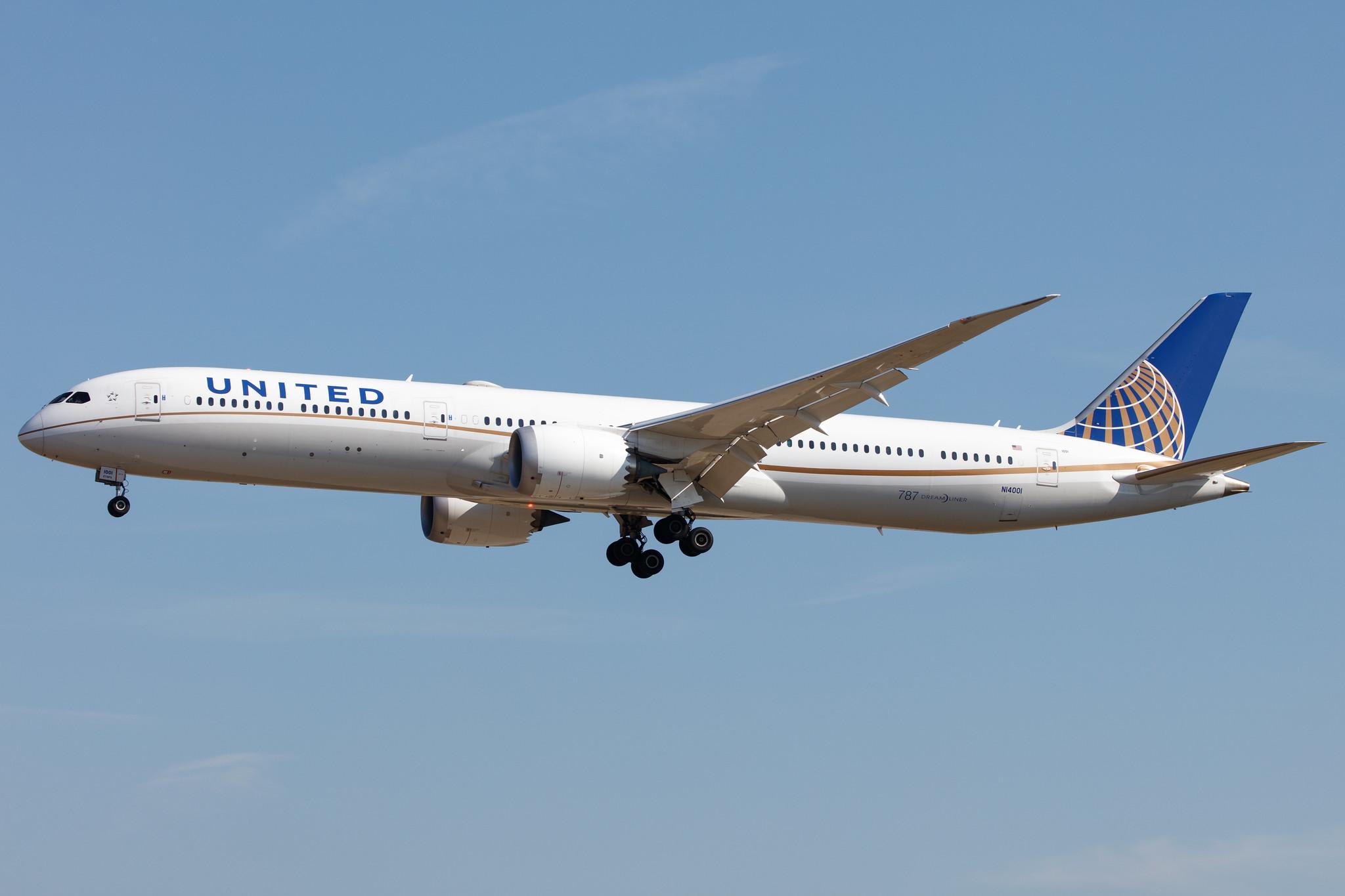 Frankfurt Airport: United Airlines (UA / UAL) |  Boeing 787-10 Dreamliner B78X | N14001 | MSN 40936