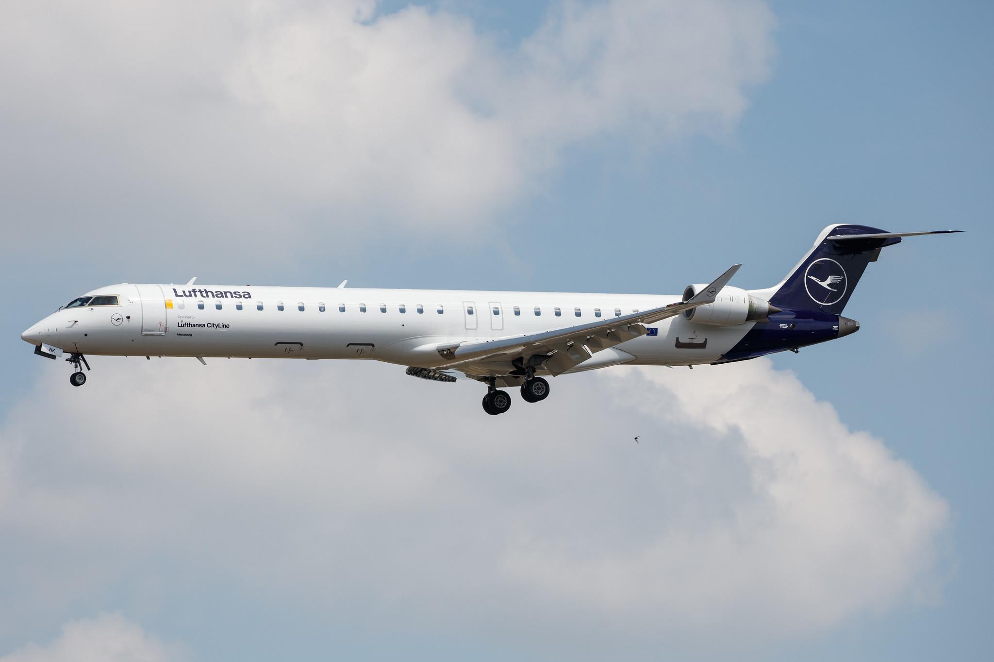 Frankfurt Airport: Lufthansa (LH / DLH) | Operator: Lufthansa CityLine |  Mitsubishi CRJ-900LR CRJ9 | D-ACNK | MSN 15251