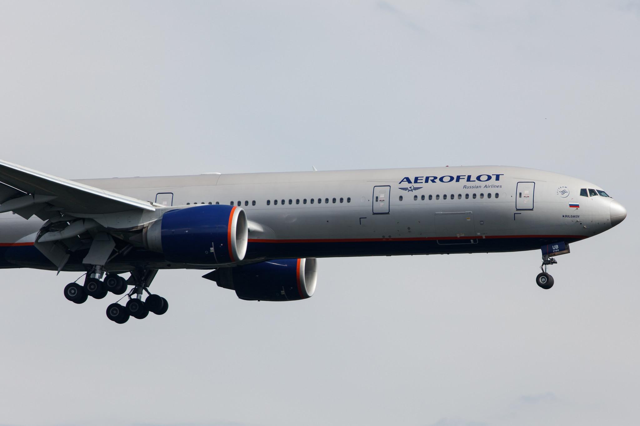 Frankfurt Airport: Aeroflot (SU / AFL) |  Boeing 777-3M0(ER) B77W | VQ-BUB | MSN 41690