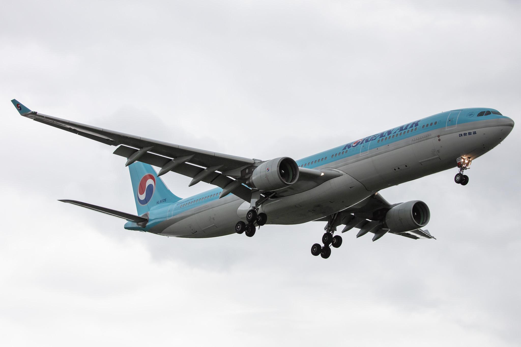 Amsterdam Schiphol: Korean Air (KE / KAL) |  Airbus A330-323 A333 | HL8025 | MSN 1611