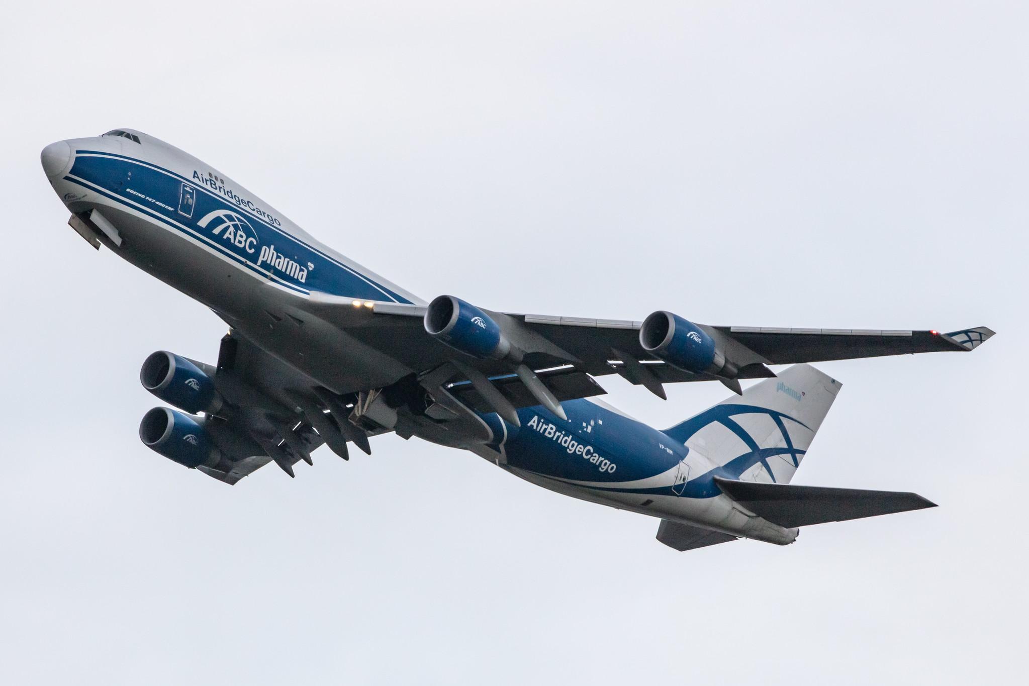Amsterdam Schiphol: AirBridgeCargo (RU / ABW) | Operator: AirBridgeCargo Airlines |  Boeing 747-4HAF(ER) B744 | VP-BIM | MSN 35237