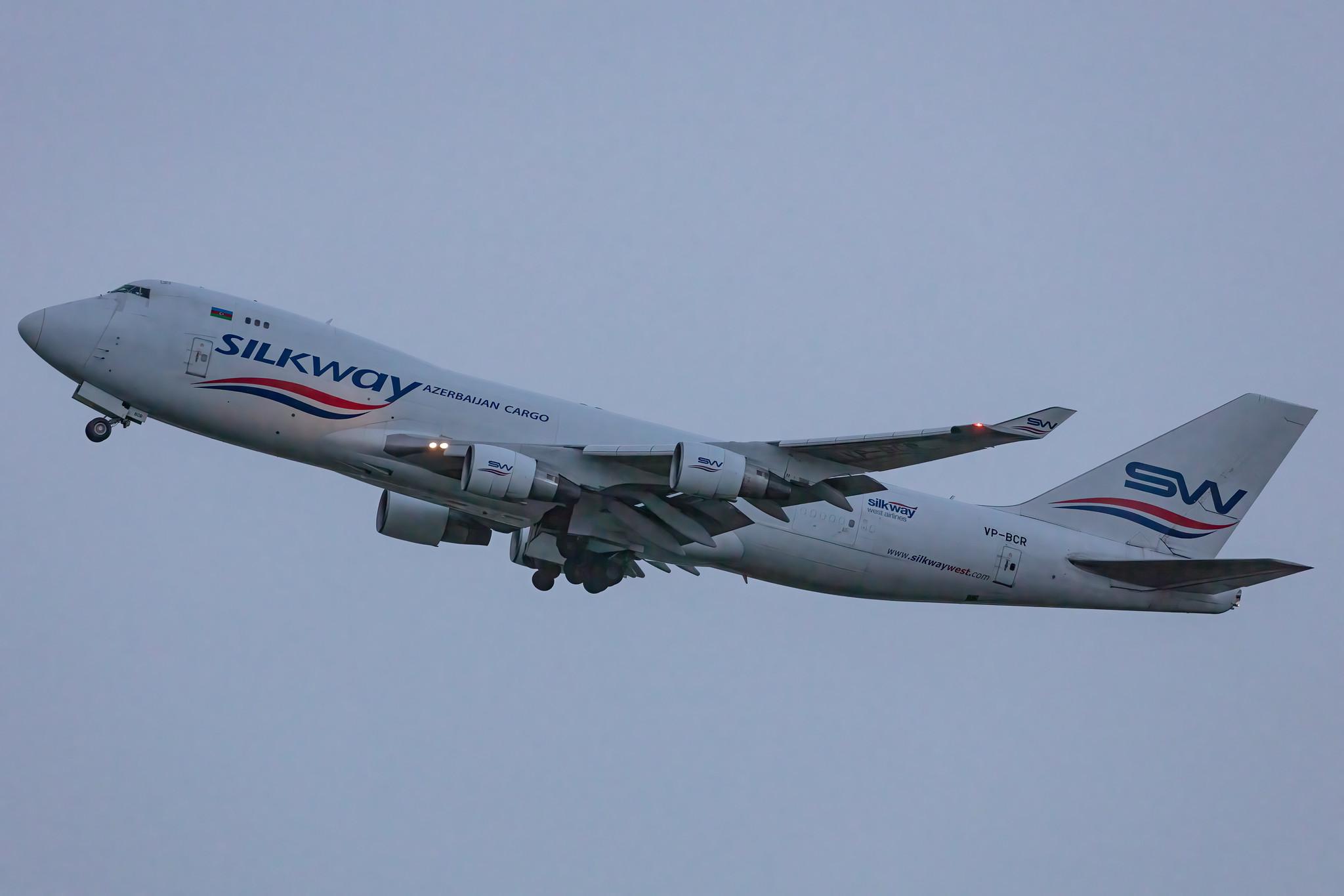 Amsterdam Schiphol: Silk Way West Airlines (7L / AZG) |  Boeing 747-4H6(F) B744 | VP-BCR | MSN 28434
