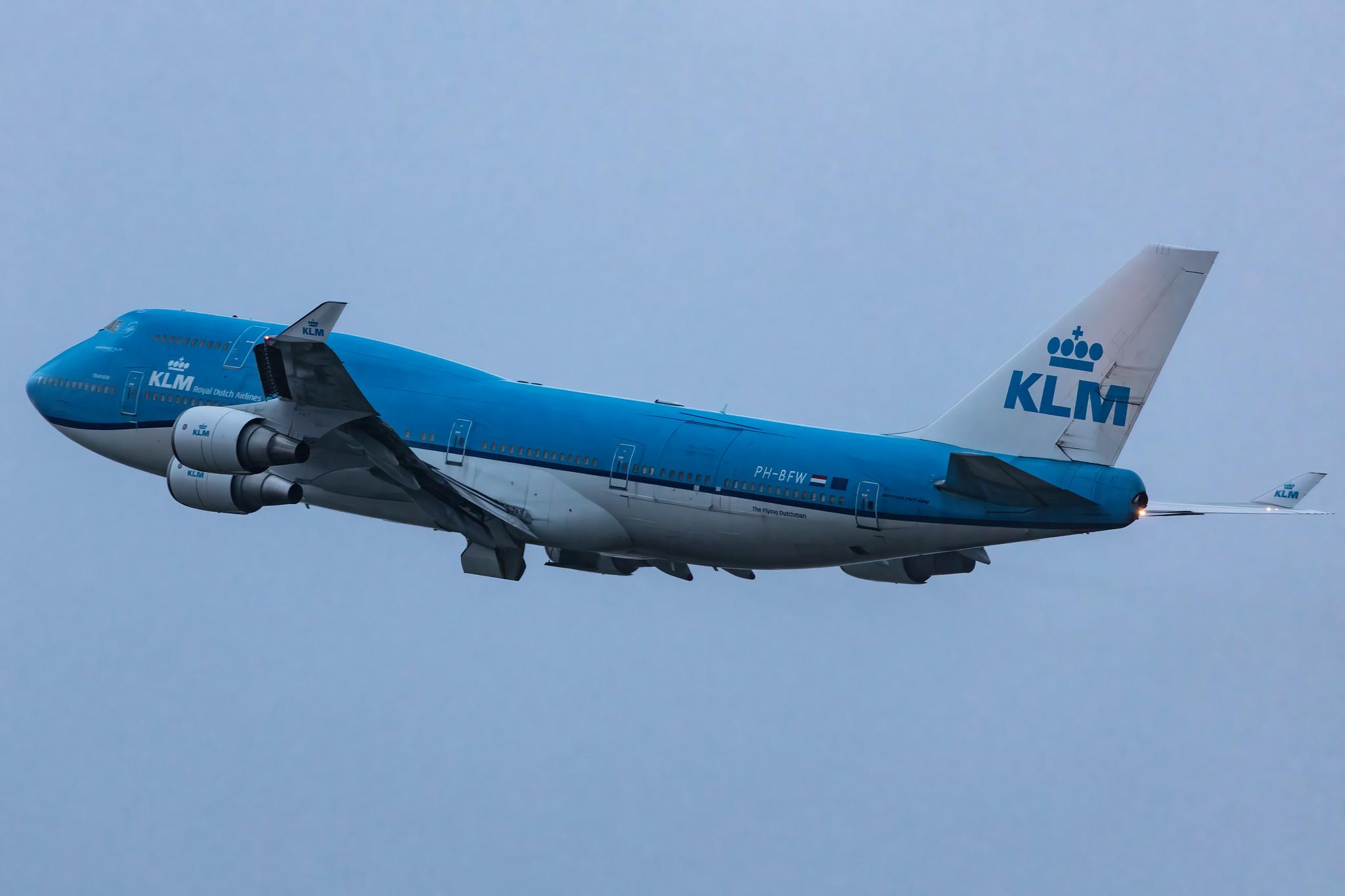 Amsterdam Schiphol: KLM (KL / KLM) |  Boeing 747-406(M) B744 | PH-BFW | MSN 30454