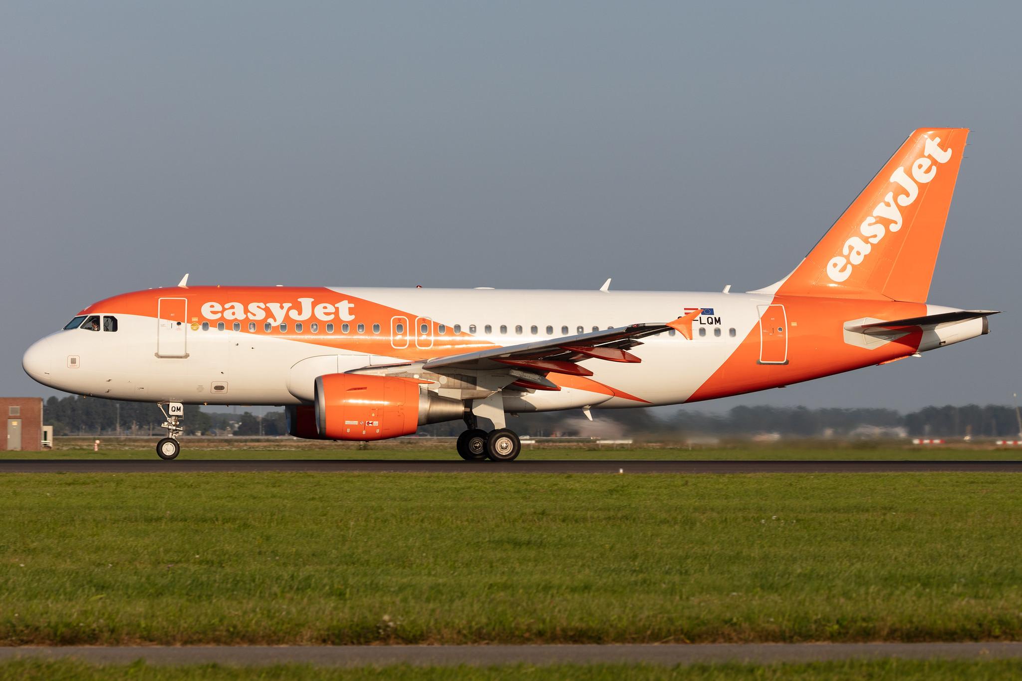 Amsterdam Schiphol: easyJet (U2 / EZY) | Operator: easyJet Europe |  Airbus A319-111 A319 | OE-LQM | MSN 3824