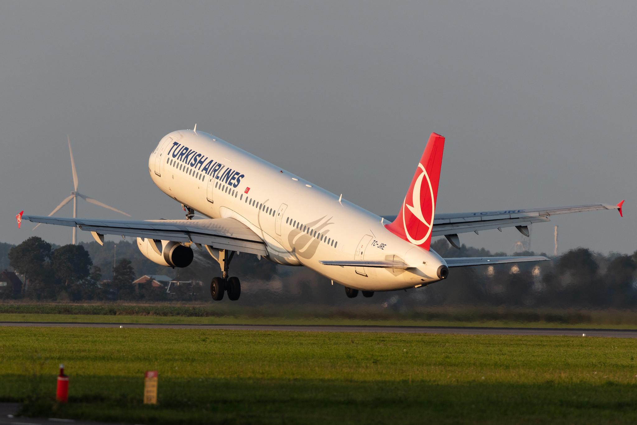 Amsterdam Schiphol: Turkish Airlines (TK / THY) |  Airbus A321-231 A321 | TC-JRE | MSN 3126