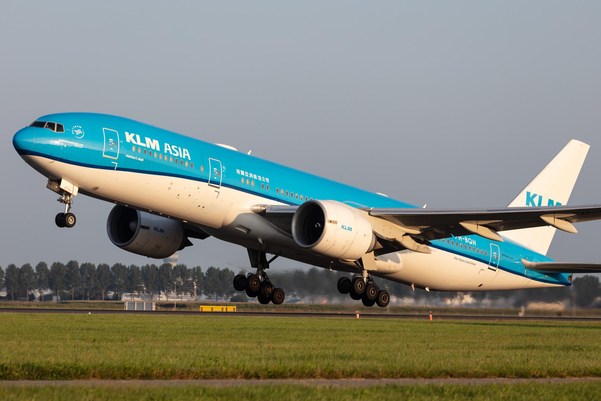 Amsterdam Schiphol: KLM (KL / KLM) |  Boeing 777-206(ER) B772 | PH-BQH | MSN 32705