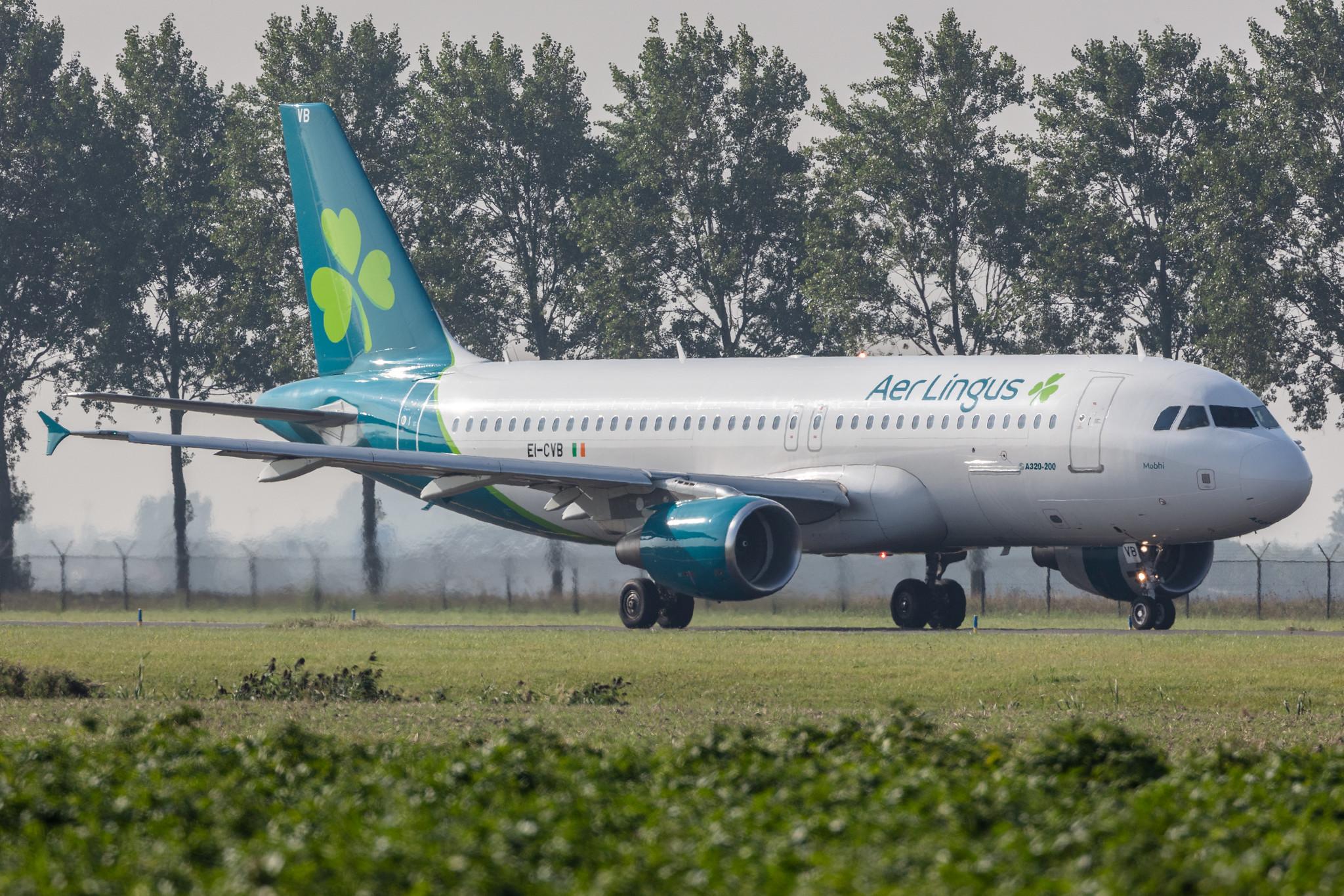 Amsterdam Schiphol: Aer Lingus (EI / EIN) |  Airbus A320-214 A320 | EI-CVB | MSN 1394