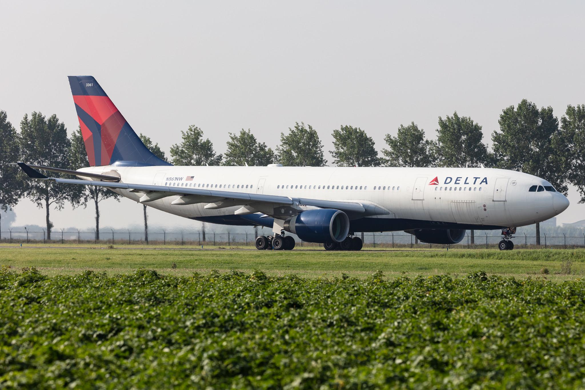 Amsterdam Schiphol: Delta Air Lines (DL / DAL) |  Airbus A330-223 A332 | N861NW | MSN 0796
