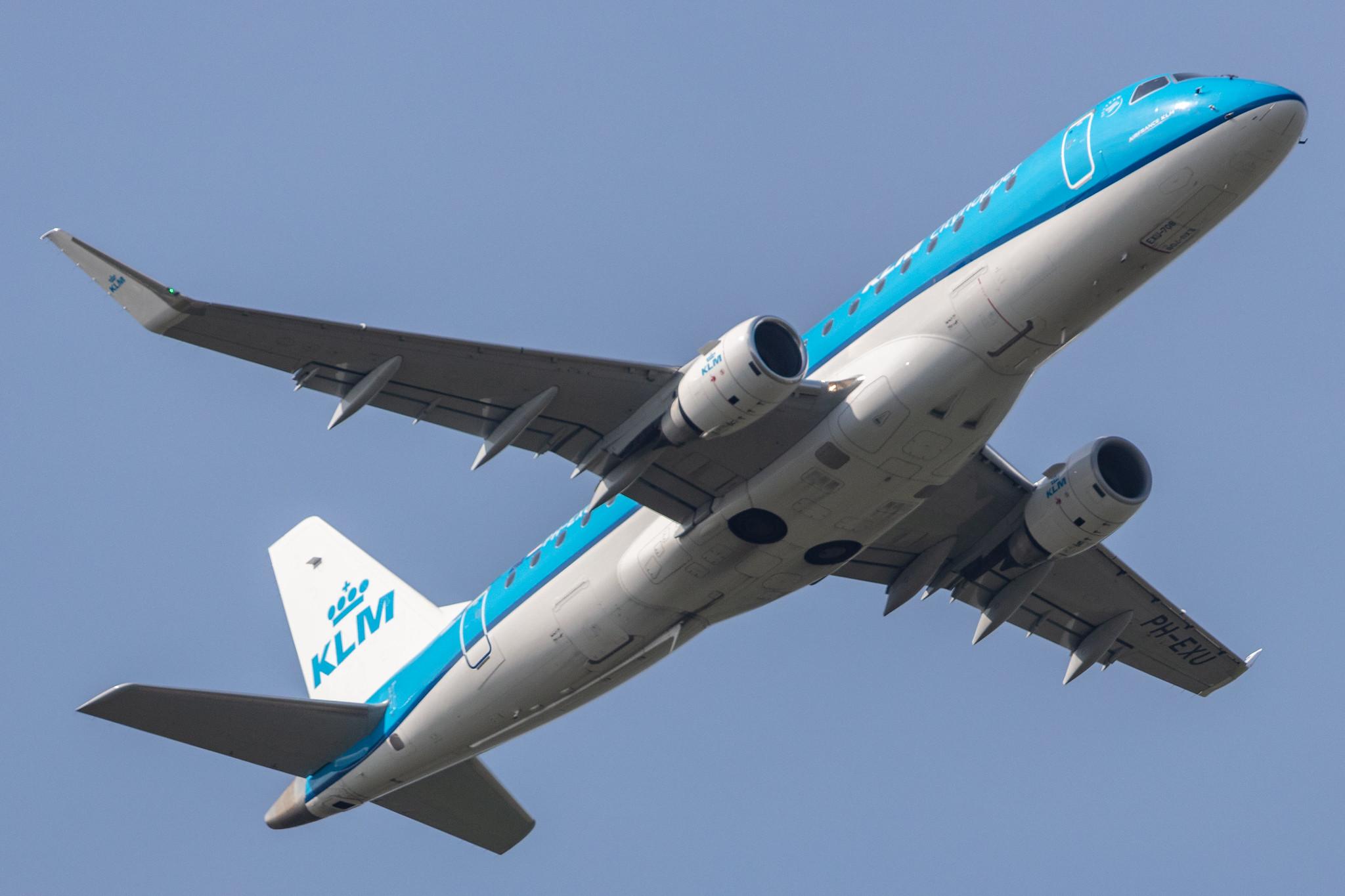 Amsterdam Schiphol: KLM (KL / KLM) | Operator: KLM Cityhopper |  Embraer E175STD E75L | PH-EXU | MSN 17000708