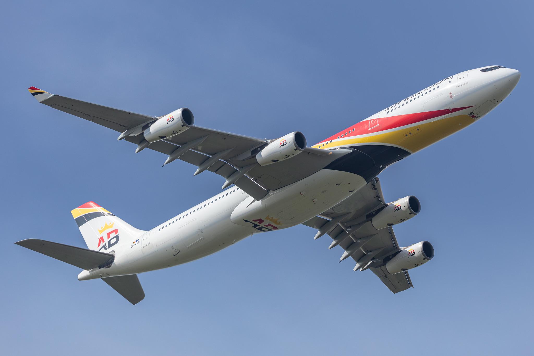 Amsterdam Schiphol: Air Belgium (KF / ABB) |  Airbus A340-313 A343 | OO-ABB | MSN 0844