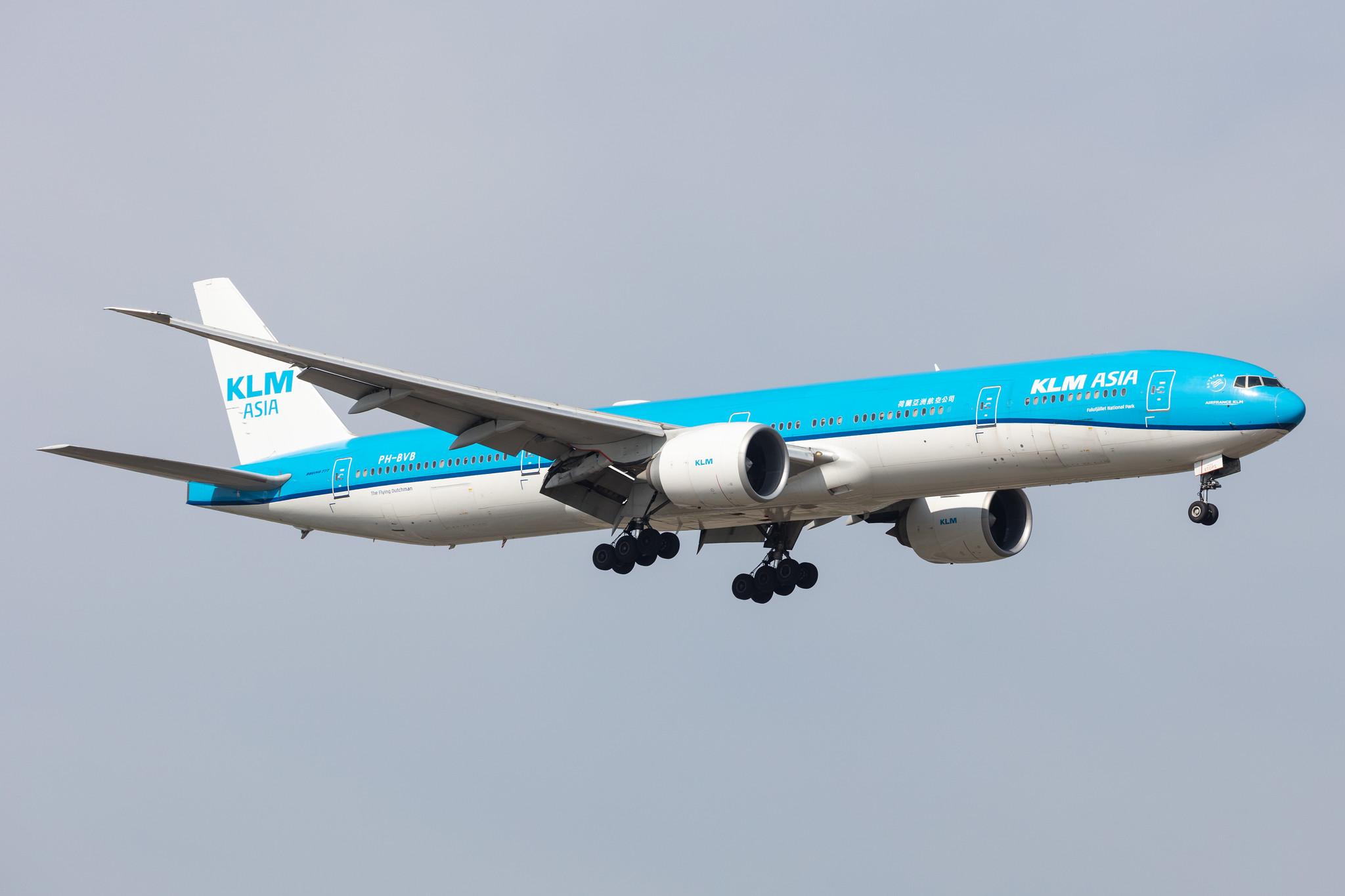 Amsterdam Schiphol: KLM (KL / KLM) |  Boeing 777-306(ER) B77W | PH-BVB | MSN 36145