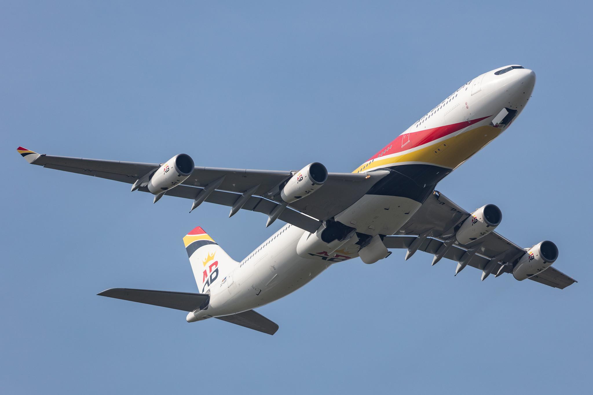 Amsterdam Schiphol: Air Belgium (KF / ABB) |  Airbus A340-313 A343 | OO-ABB | MSN 0844