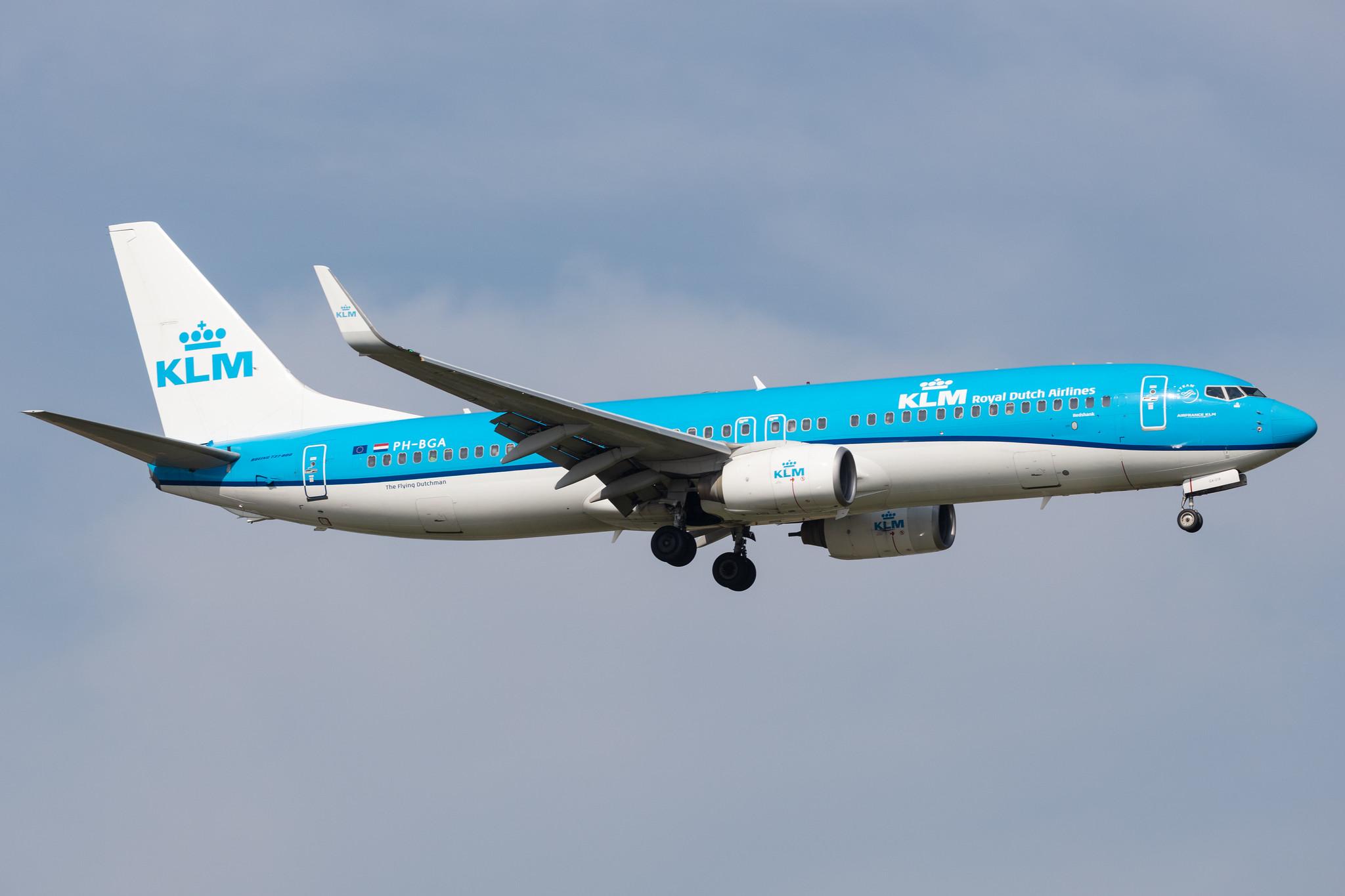 Amsterdam Schiphol: KLM (KL / KLM) |  Boeing 737-8K2 B738 | PH-BGA | MSN 37593