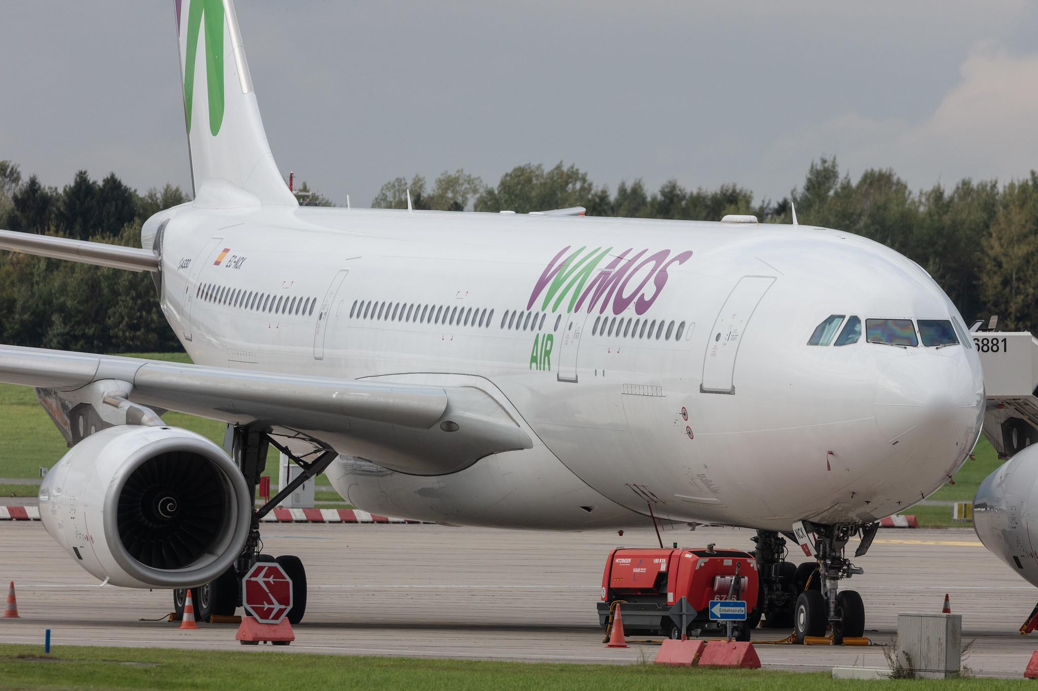 Hamburg Airport: Wamos Air (EB / PLM) |  Airbus A330-243 A332 | EC-NCK | MSN 0840