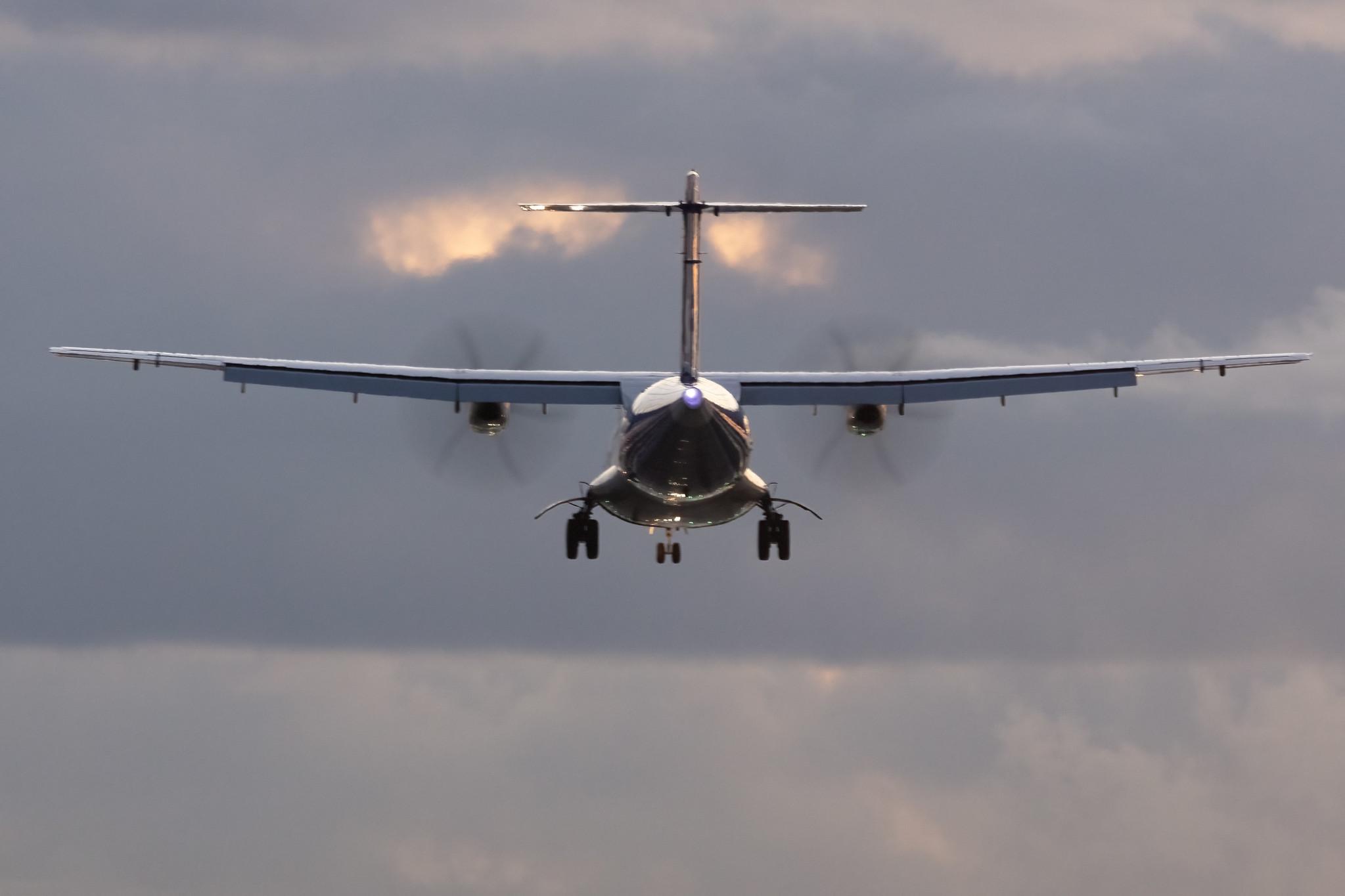 Hamburg Airport: SAS (SK / SAS) | Operator: Xfly |  ATR 72-600 AT76 | ES-ATJ | MSN 1056