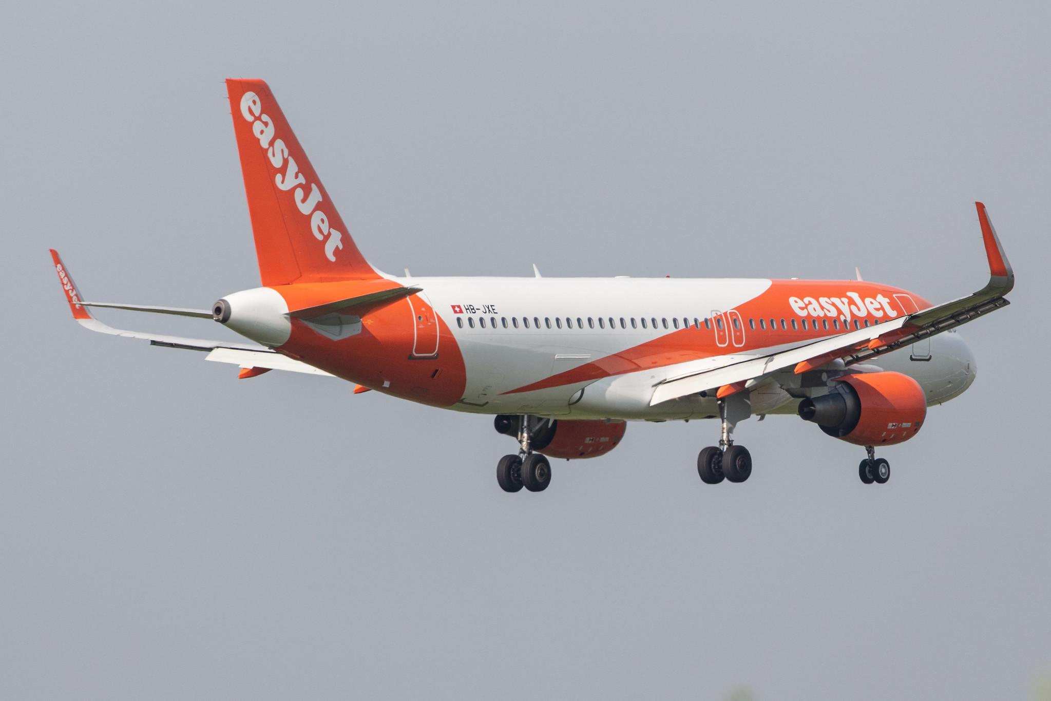 Amsterdam Schiphol: easyJet (U2 / EZY) | Operator: easyJet Switzerland |  Airbus A320-214 A320 | HB-JXE | MSN 5785