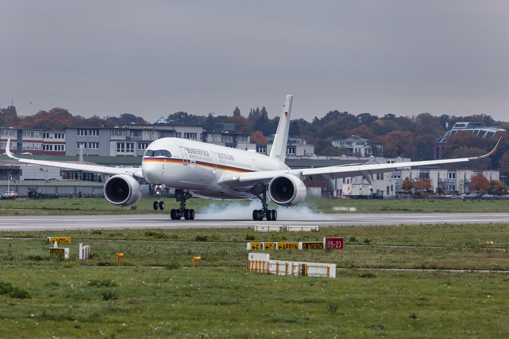 Hamburg Finkenwerder: German Air Force (/ GAF) | Airbus A350-941 (A359)  | F-WJKO | MSN 526