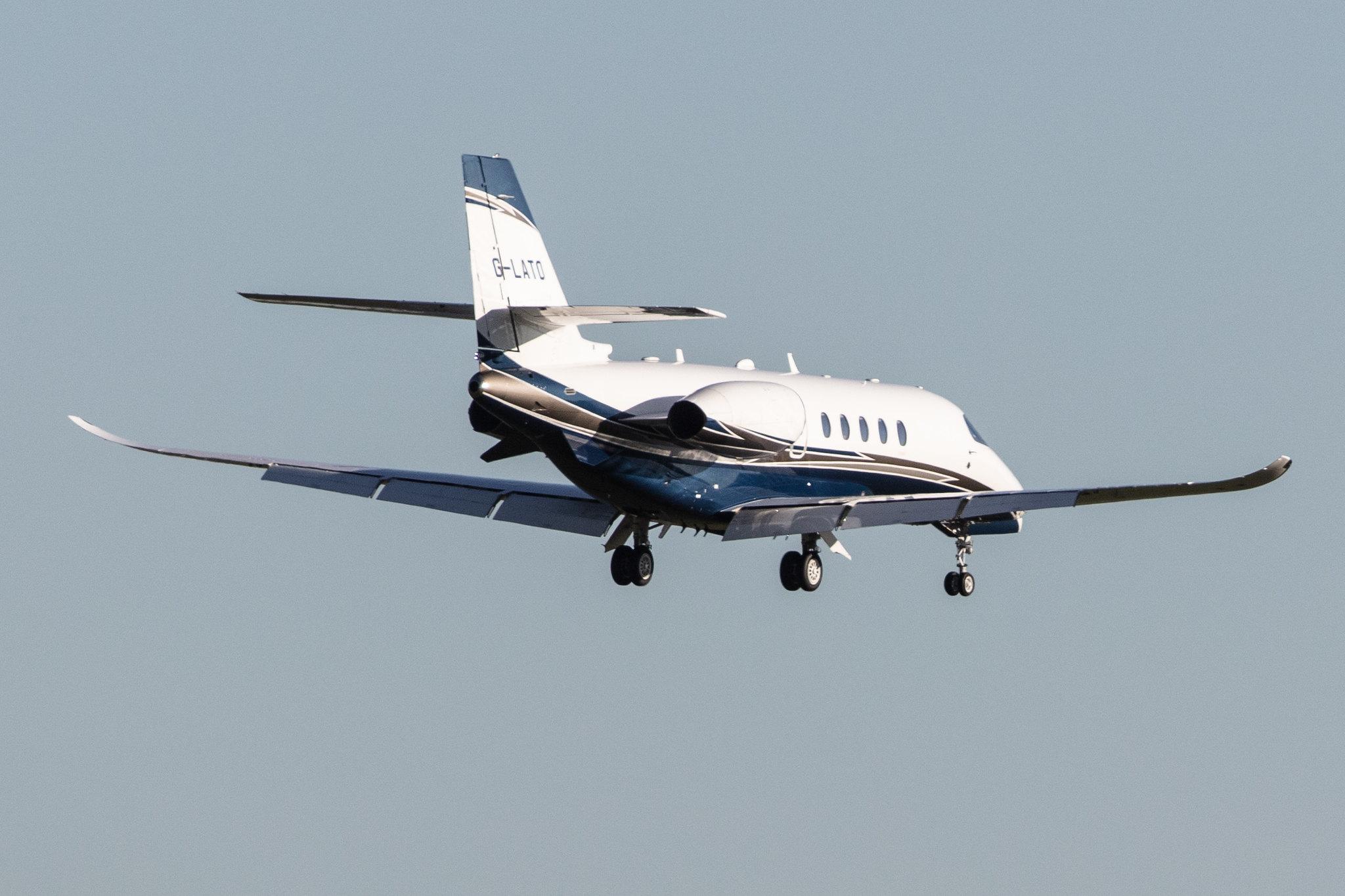Hamburg Airport: Zenith Aviation (/ BZE) |  Cessna 680A Citation Latitude C68A | G-LATO | MSN 680A-0237