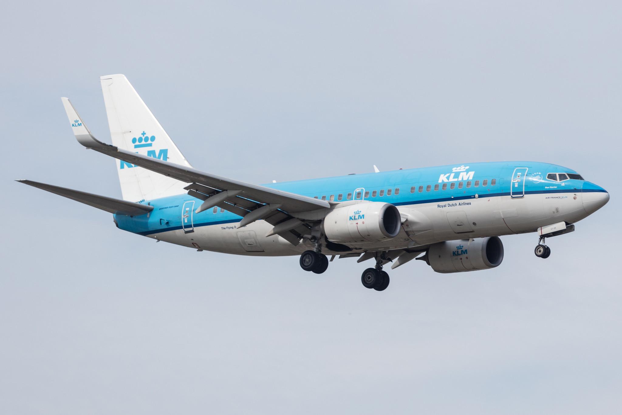 Amsterdam Schiphol: KLM (KL / KLM) |  Boeing 737-7K2 B737 | PH-BGT | MSN 38634