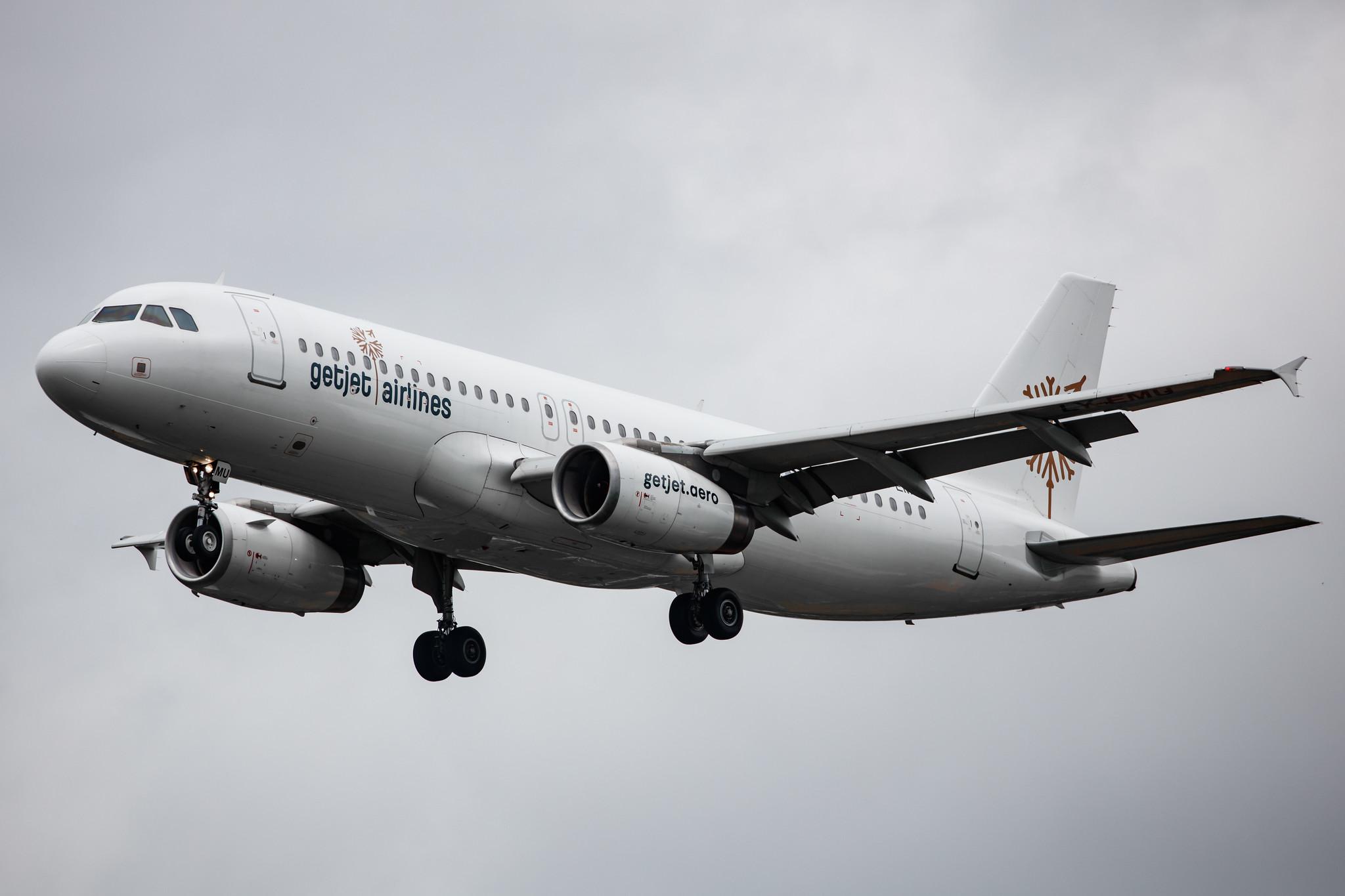 Hamburg Airport: GetJet Airlines (GW / GJT) |  Airbus A320-233 A320 | LY-EMU | MSN 2118