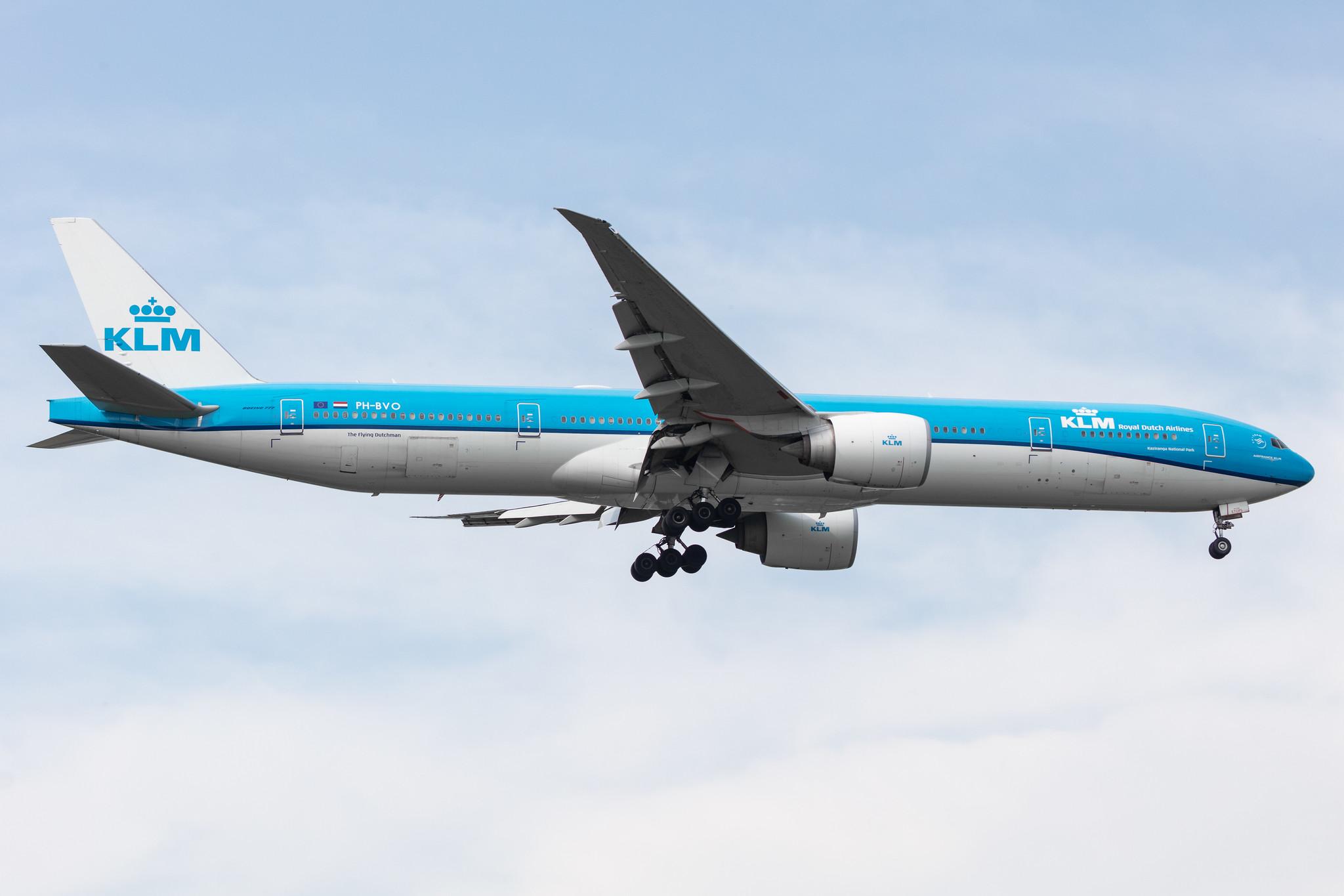 Amsterdam Schiphol: KLM (KL / KLM) |  Boeing 777-306(ER) B77W | PH-BVO | MSN 35946