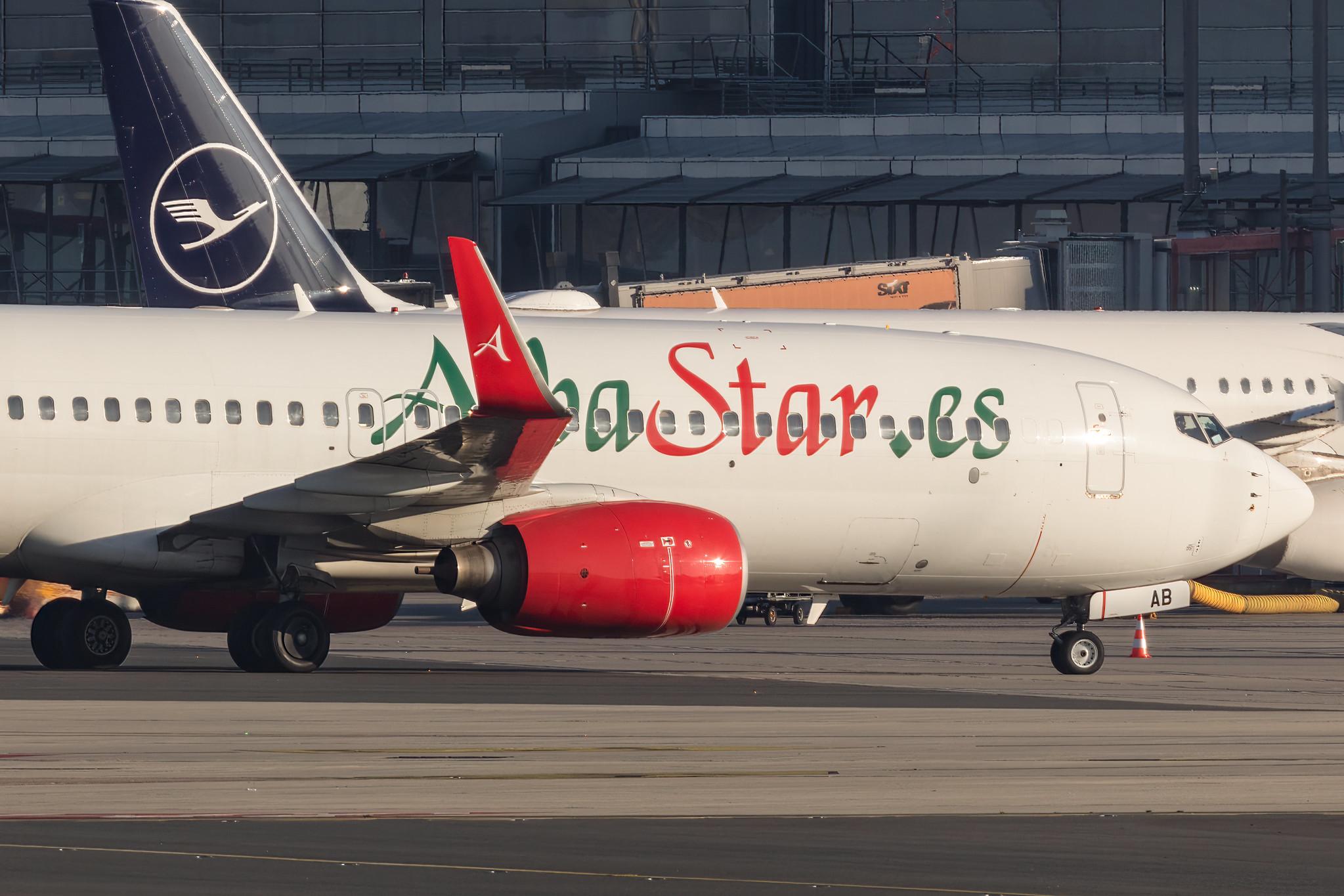 Hamburg Airport: AlbaStar (AP / LAV) |  Boeing 737-81Q B738 | EC-NAB | MSN 29051