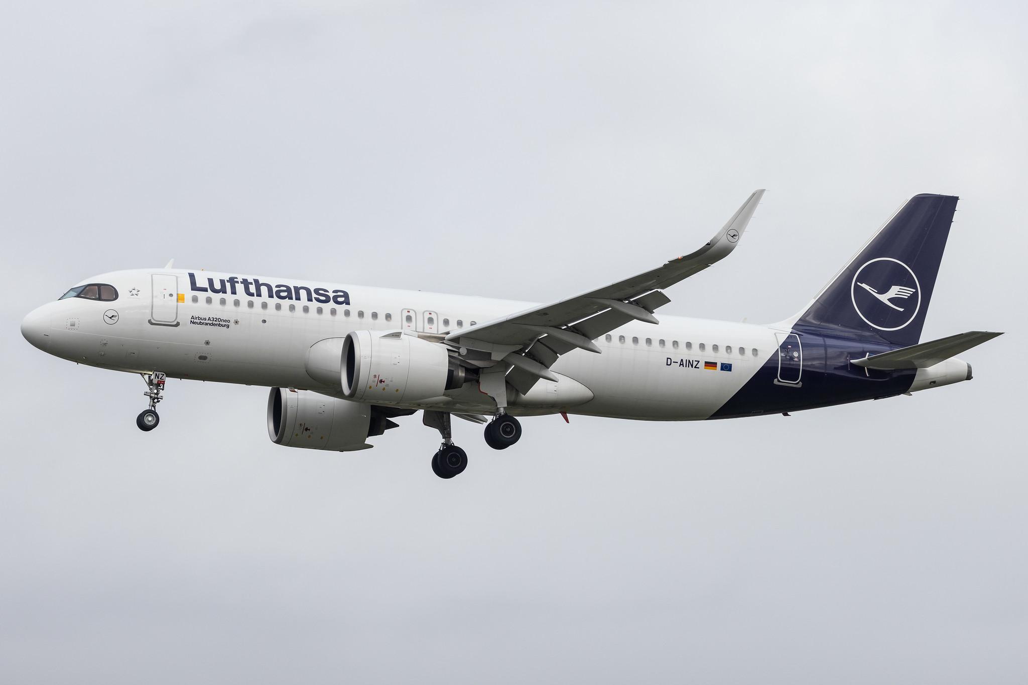 Hamburg Airport: Lufthansa (LH / DLH) |  Airbus A320-271N A20N | D-AINZ | MSN 9442