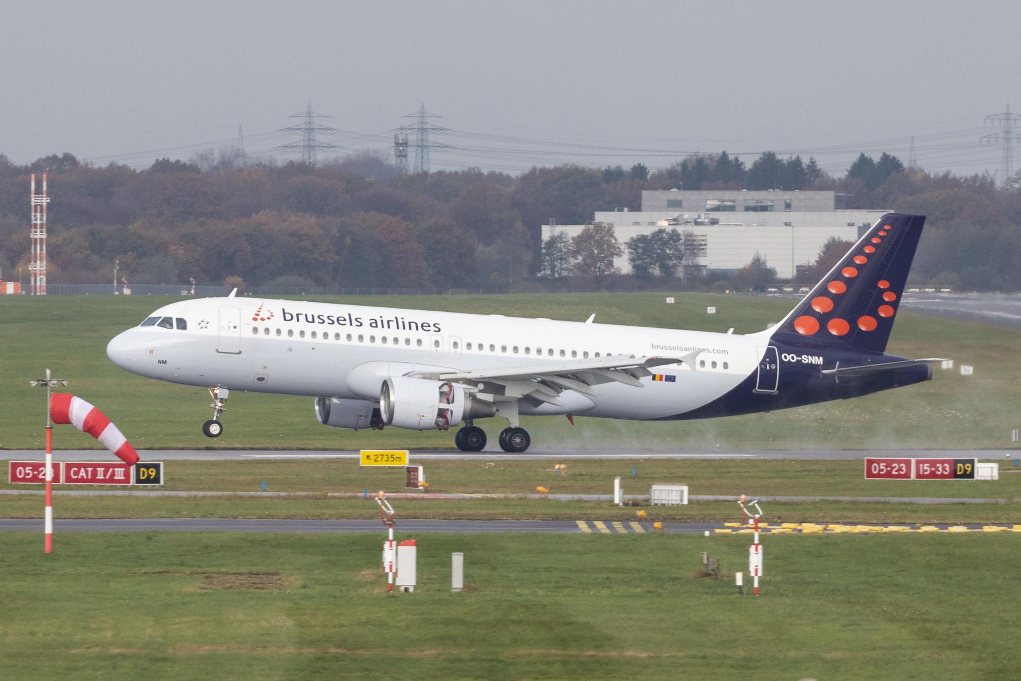 Hamburg Airport: Brussels Airlines (SN / BEL) |  Airbus A320-214 A320 | OO-SNM | MSN 2003