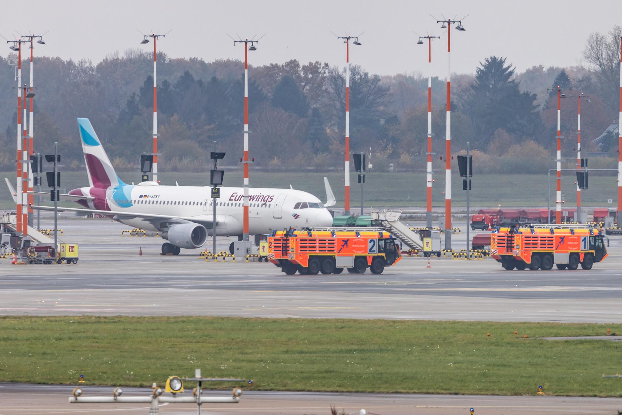 Hamburg Airport: Eurowings (EW / EWG) |  Airbus A320-214 A320 | D-AEWV | MSN 7545