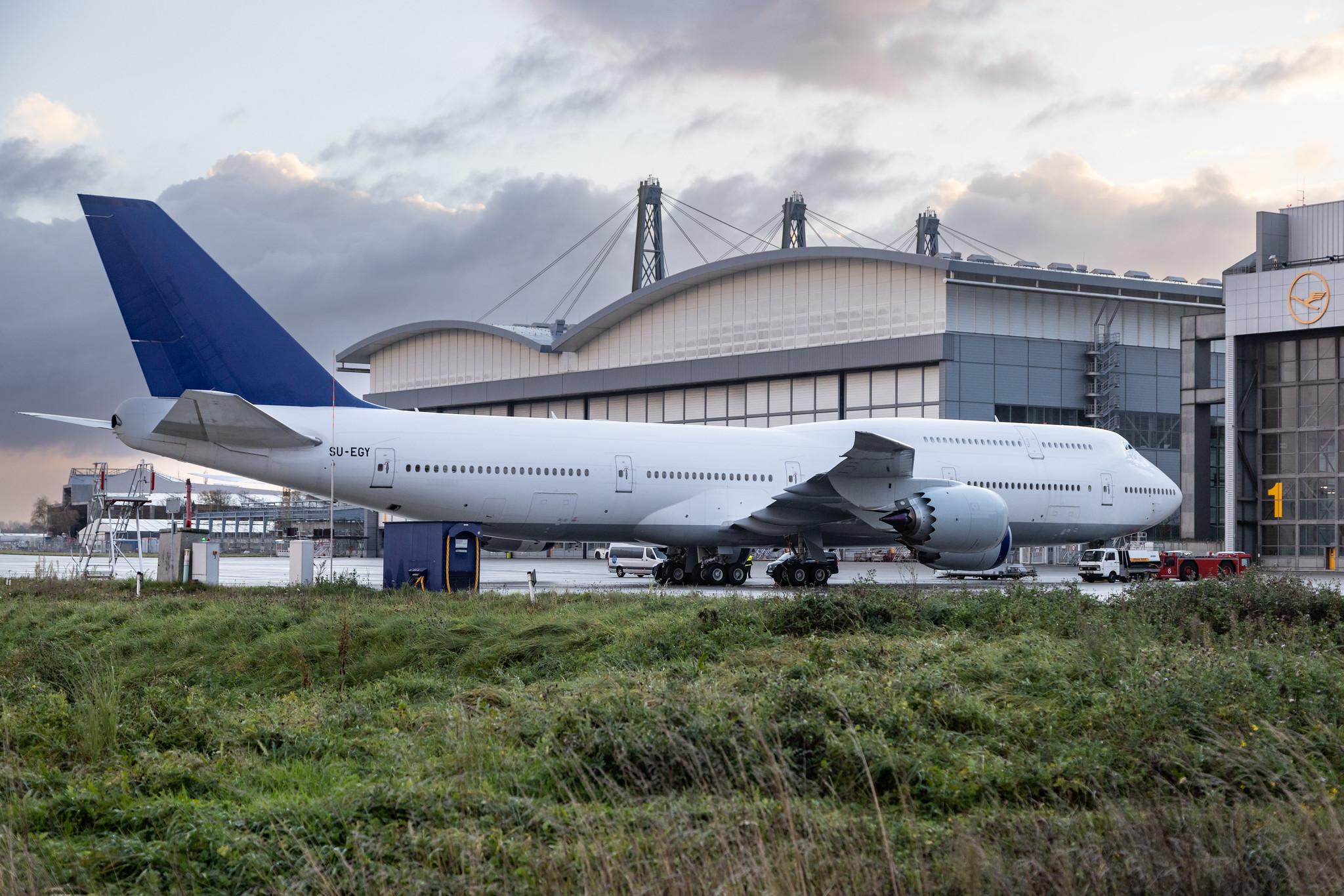 Hamburg Airport: Egypt Government  | Boeing 747-830 B748  | SU-EGY | MSN 37826