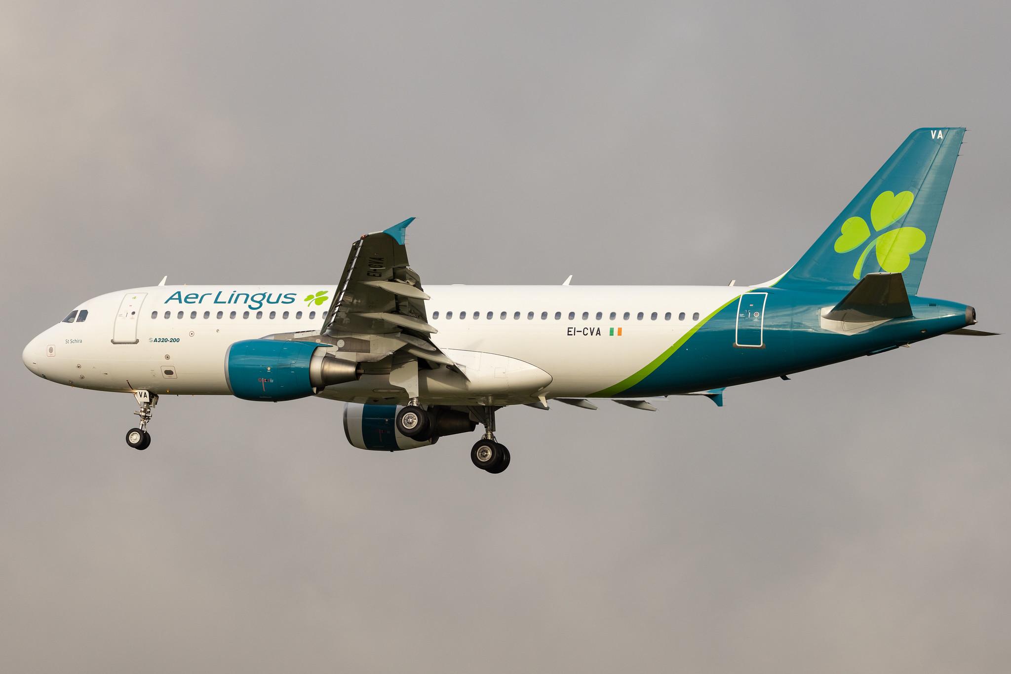 Hamburg Airport: Aer Lingus (EI / EIN) |  Airbus A320-214 A320 | EI-CVA | MSN 1242