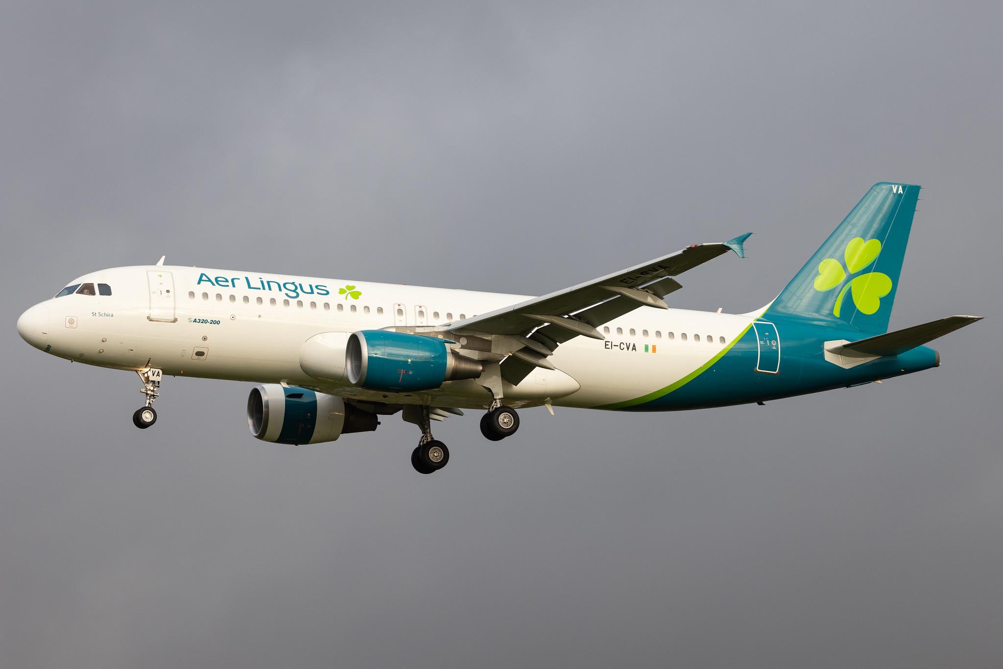 Hamburg Airport: Aer Lingus (EI / EIN) |  Airbus A320-214 A320 | EI-CVA | MSN 1242