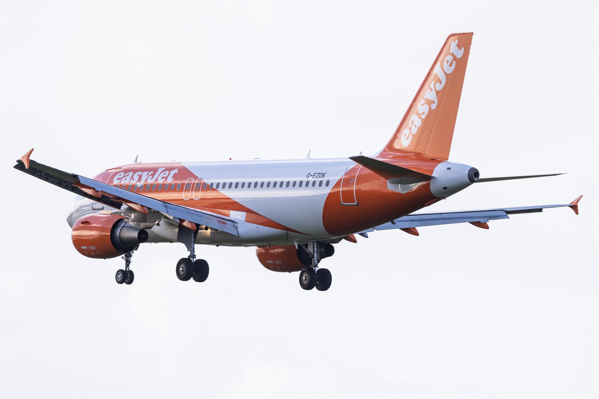 Hamburg Airport: easyJet (U2 / EZY) |  Airbus A319-112 A319 | G-EZDK | MSN 3555
