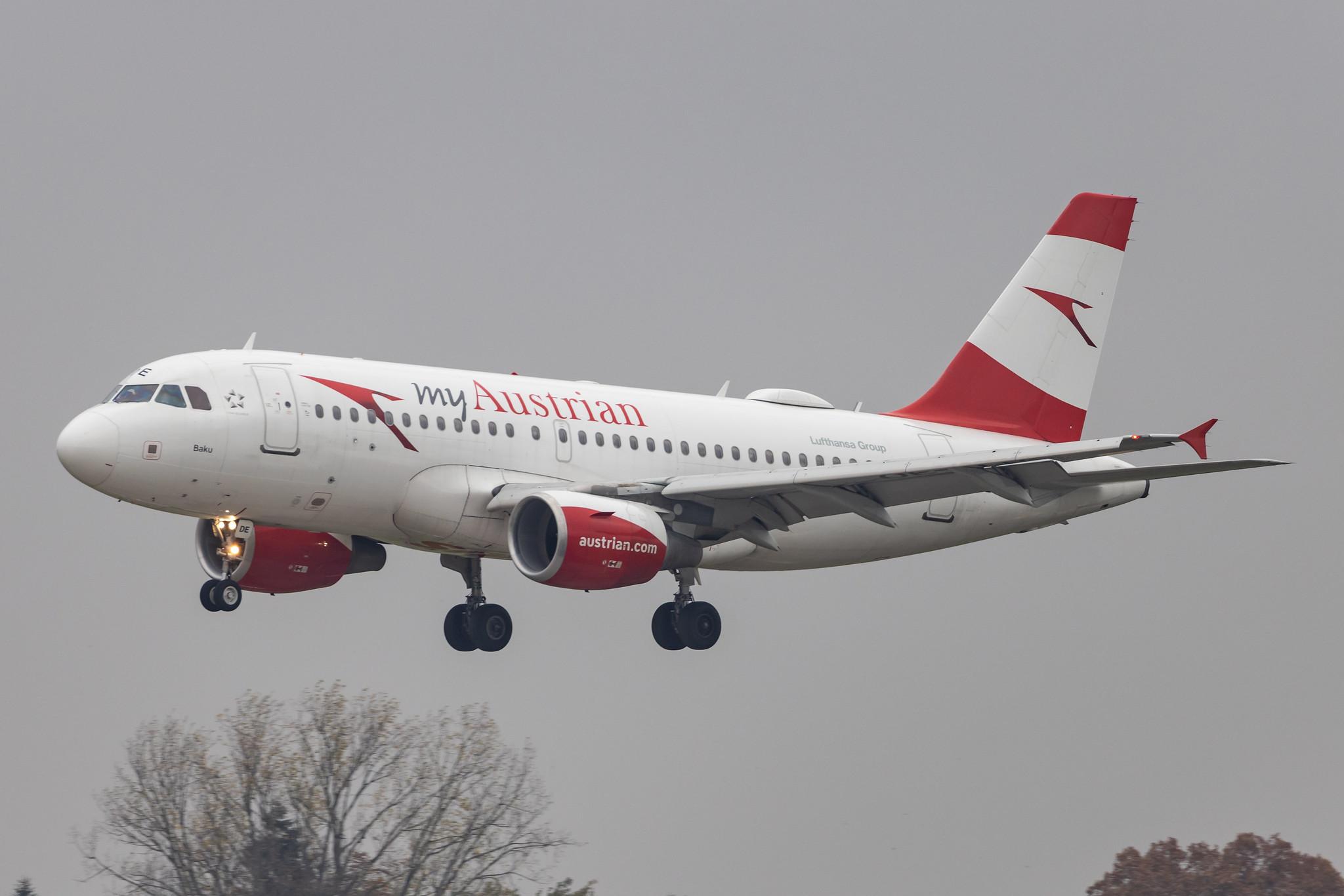 Hamburg Airport: Austrian Airlines (OS / AUA) |  Airbus A319-112 A319 | OE-LDE | MSN 2494