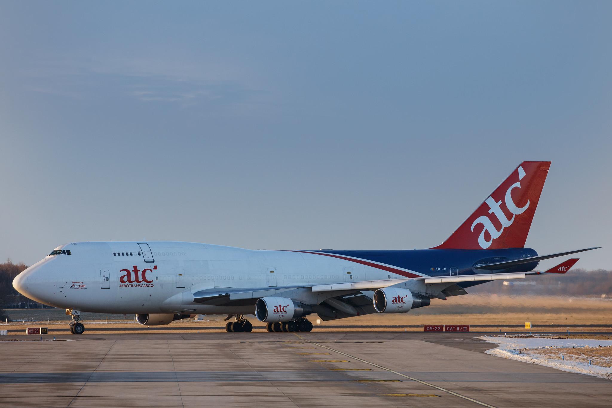 Hamburg Airport: Aerotranscargo (/ ATG) |  Boeing 747-412(BDSF) B744 | ER-JAI | MSN 26562