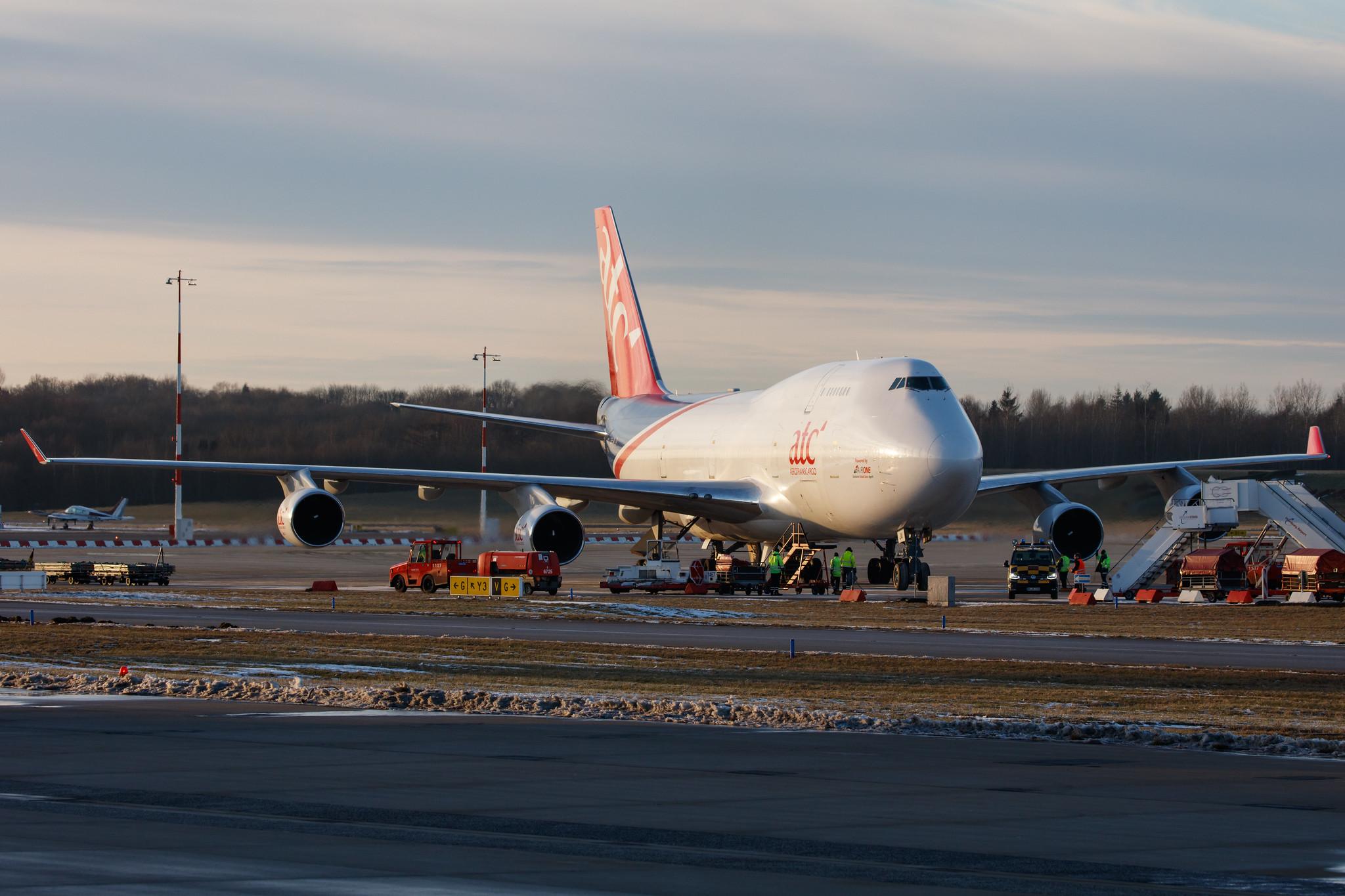 Hamburg Airport: Aerotranscargo (/ ATG) |  Boeing 747-412(BDSF) B744 | ER-JAI | MSN 26562