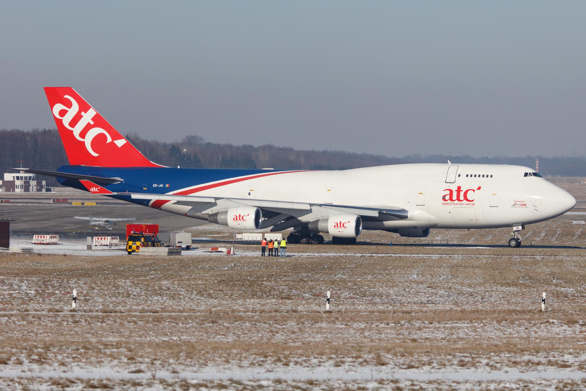Hamburg Airport: Aerotranscargo (/ ATG) |  Boeing 747-412(BDSF) B744 | ER-JAI | MSN 26562