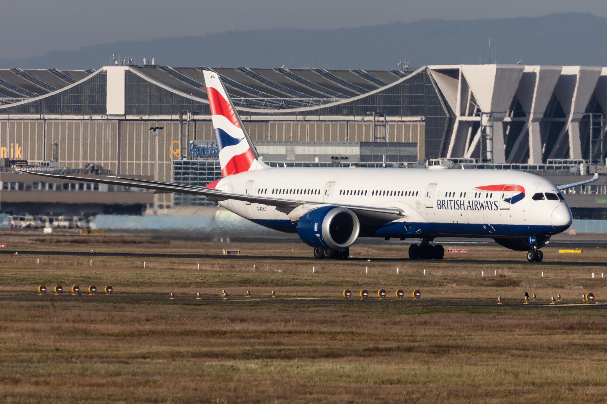 Frankfurt Airport: British Airways (BA / BAW) |  Boeing 787-9 Dreamliner B789 | G-ZBKJ | MSN 38626