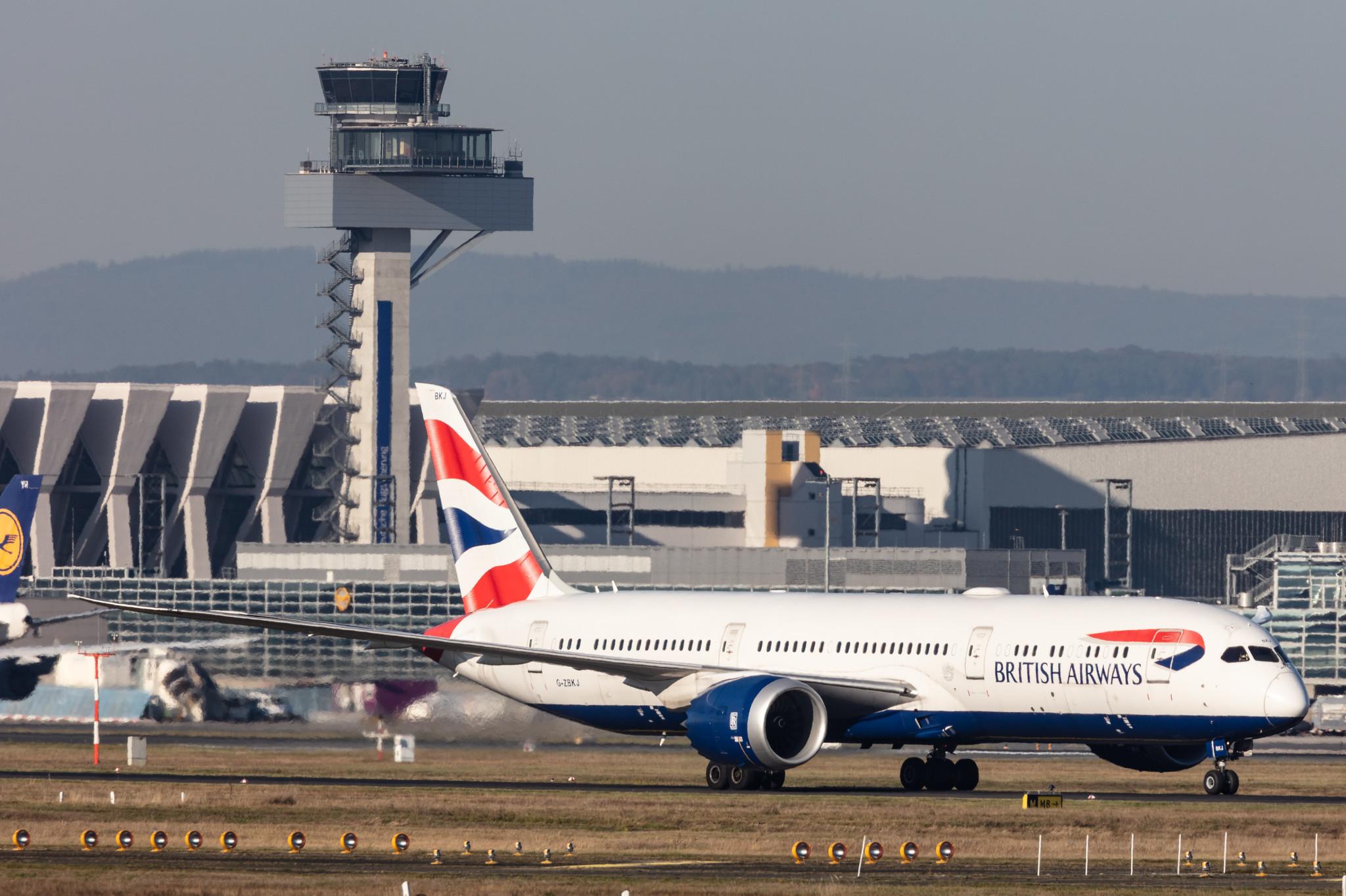 Frankfurt Airport: British Airways (BA / BAW) |  Boeing 787-9 Dreamliner B789 | G-ZBKJ | MSN 38626