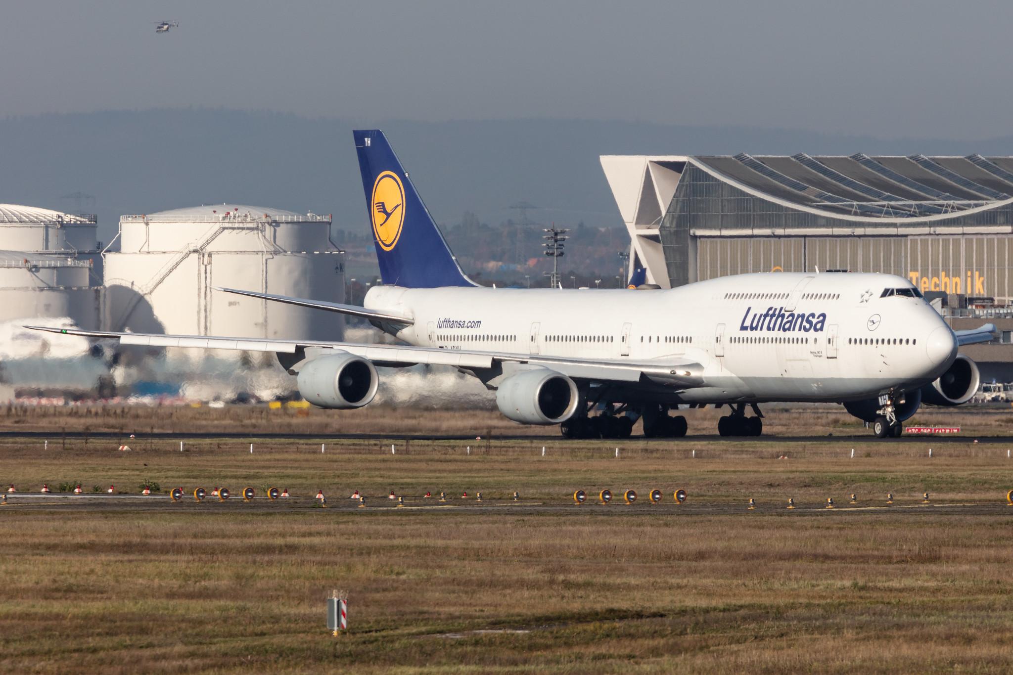 Frankfurt Airport: Lufthansa (LH / DLH) |  Boeing 747-830 B748 | D-ABYH | MSN 37832