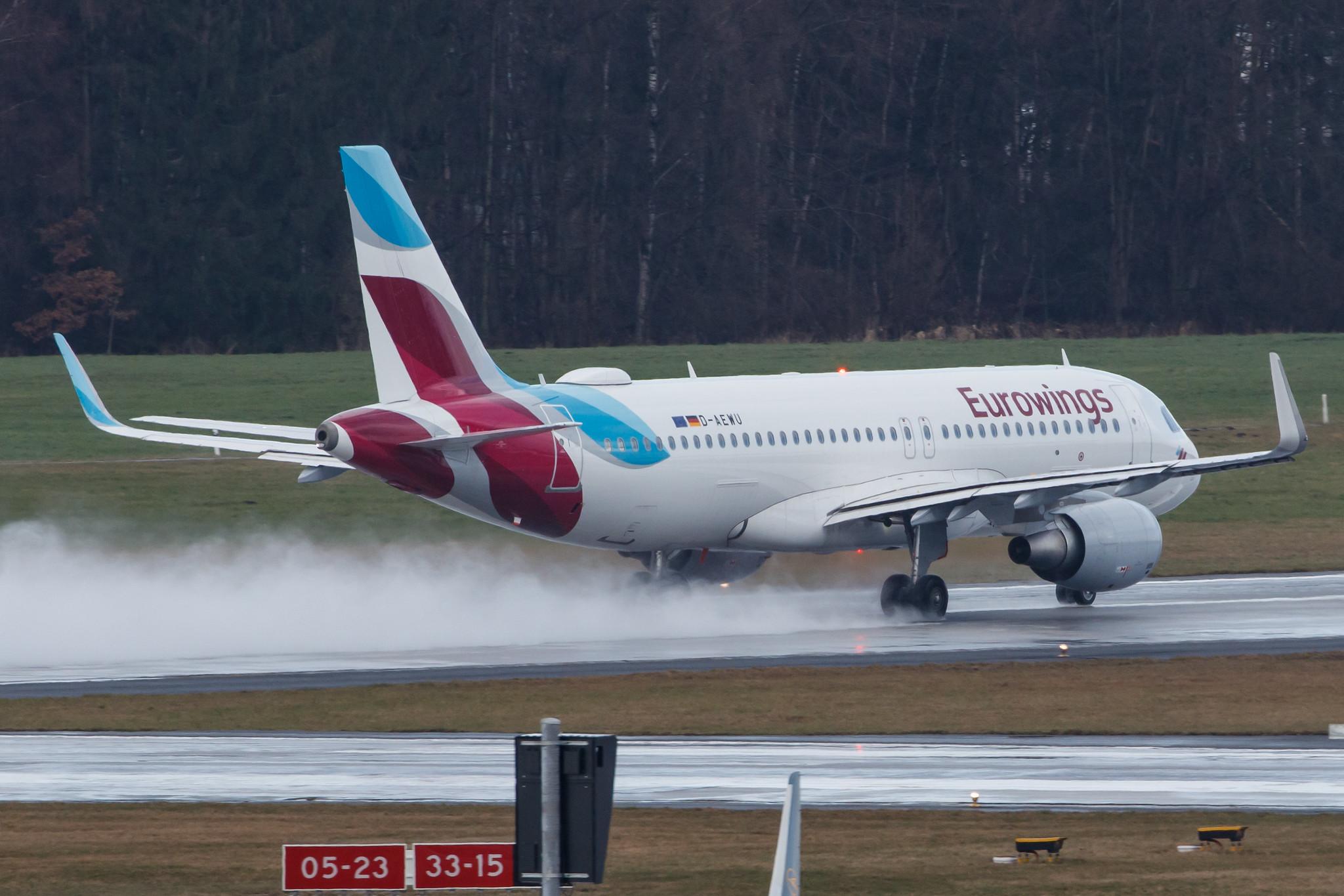 Hamburg Airport: Eurowings (EW / EWG) |  Airbus A320-214 A320 | D-AEWU | MSN 7513