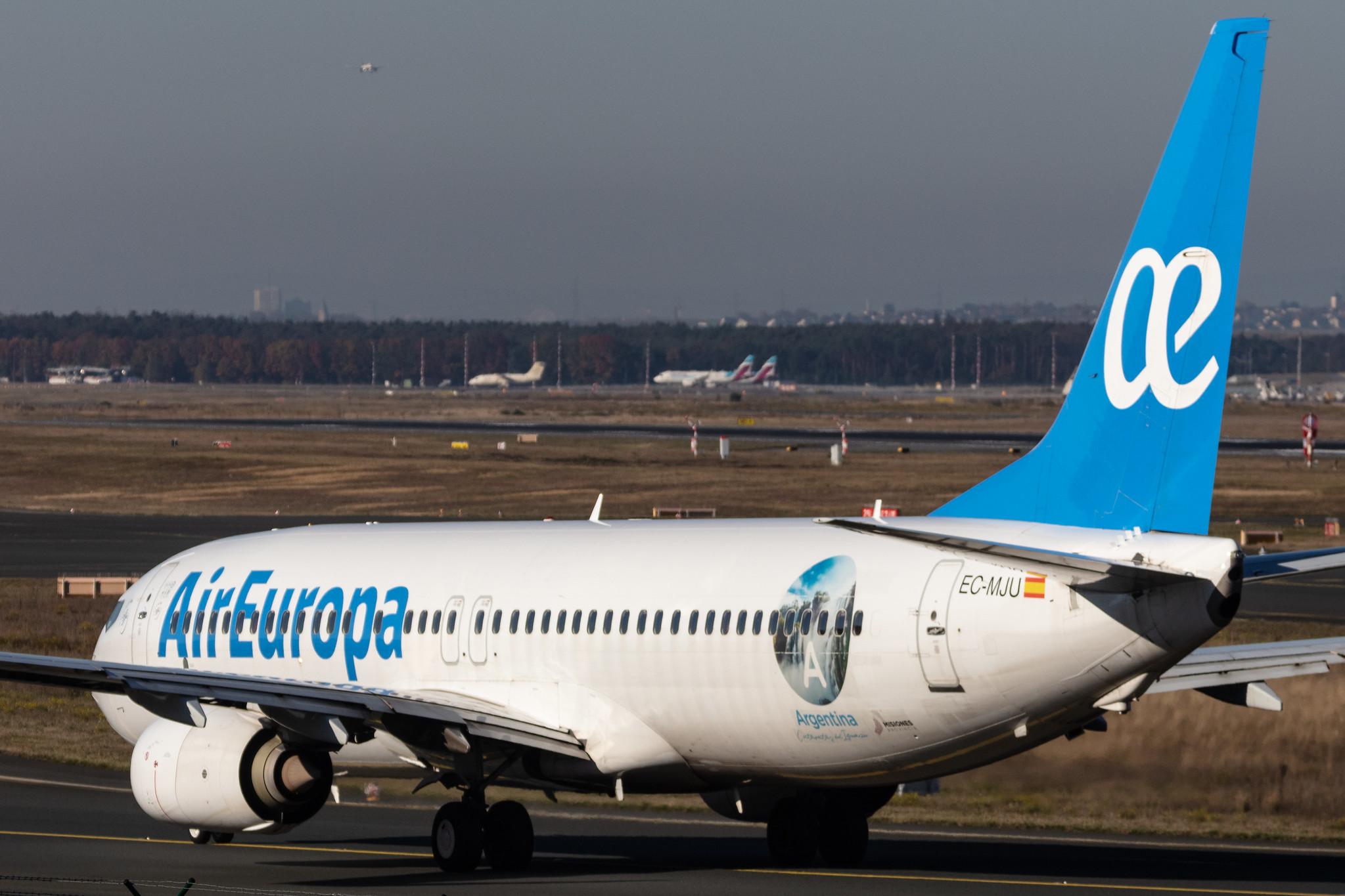 Frankfurt Airport: Air Europa (UX / AEA) |  Boeing 737-85P B738 | EC-MJU | MSN 60584
