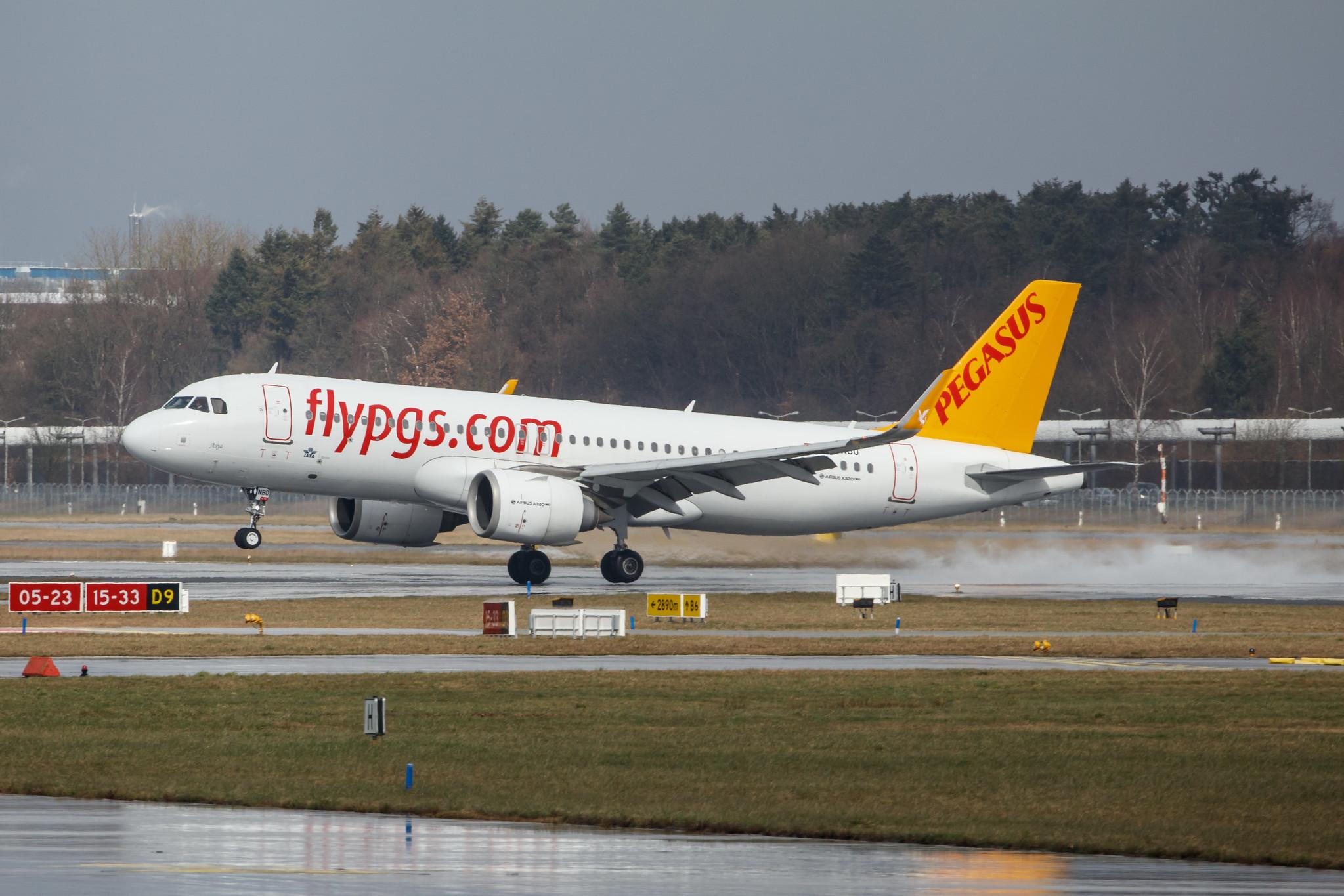 Hamburg Airport: Pegasus (PC / PGT) | Operator: Pegasus Airlines |  Airbus A320-251N A20N | TC-NBO | MSN 08048