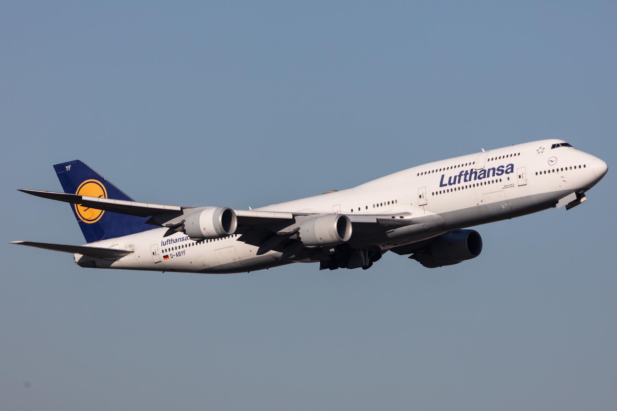 Frankfurt Airport: Lufthansa (LH / DLH) |  Boeing 747-830 B748 | D-ABYF | MSN 37830