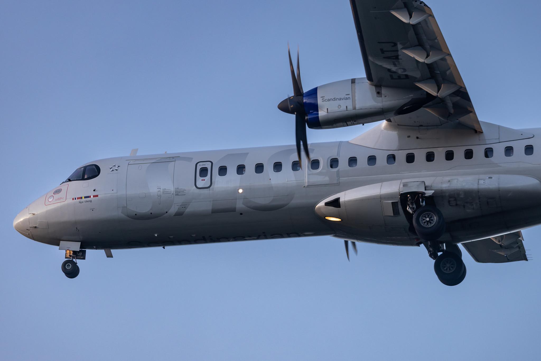 Hamburg Airport: SAS (SK / SAS) | Operator: Xfly |  ATR 72-600 AT76 | ES-ATJ | MSN 1056