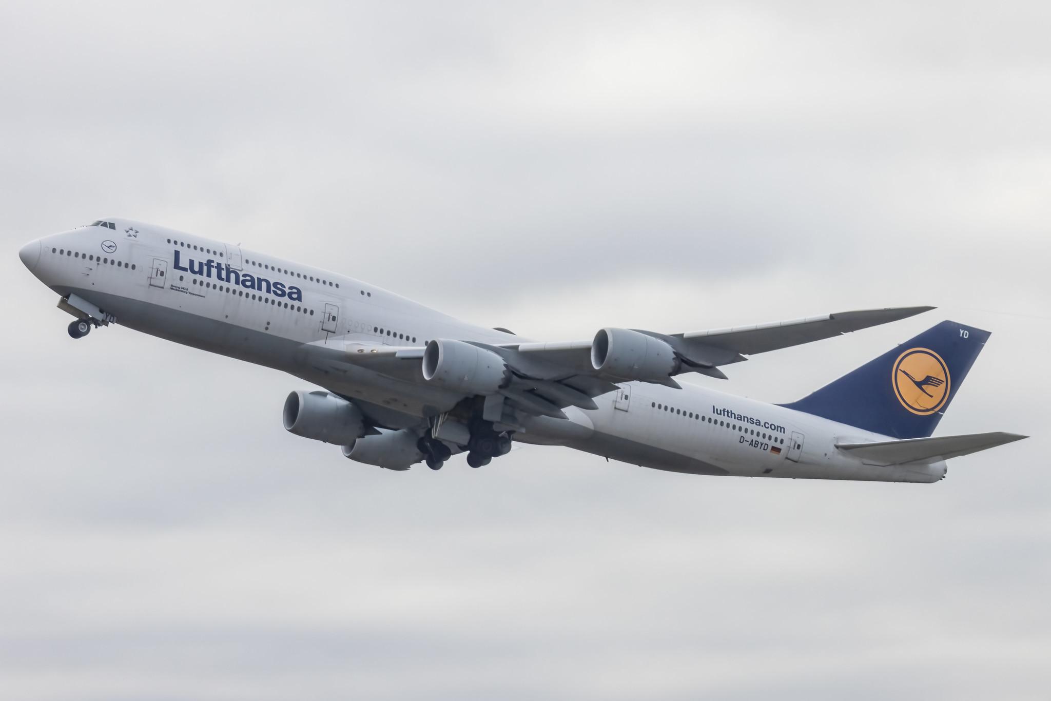 Frankfurt Airport: Lufthansa (LH / DLH) |  Boeing 747-830 B748 | D-ABYD | MSN 37829