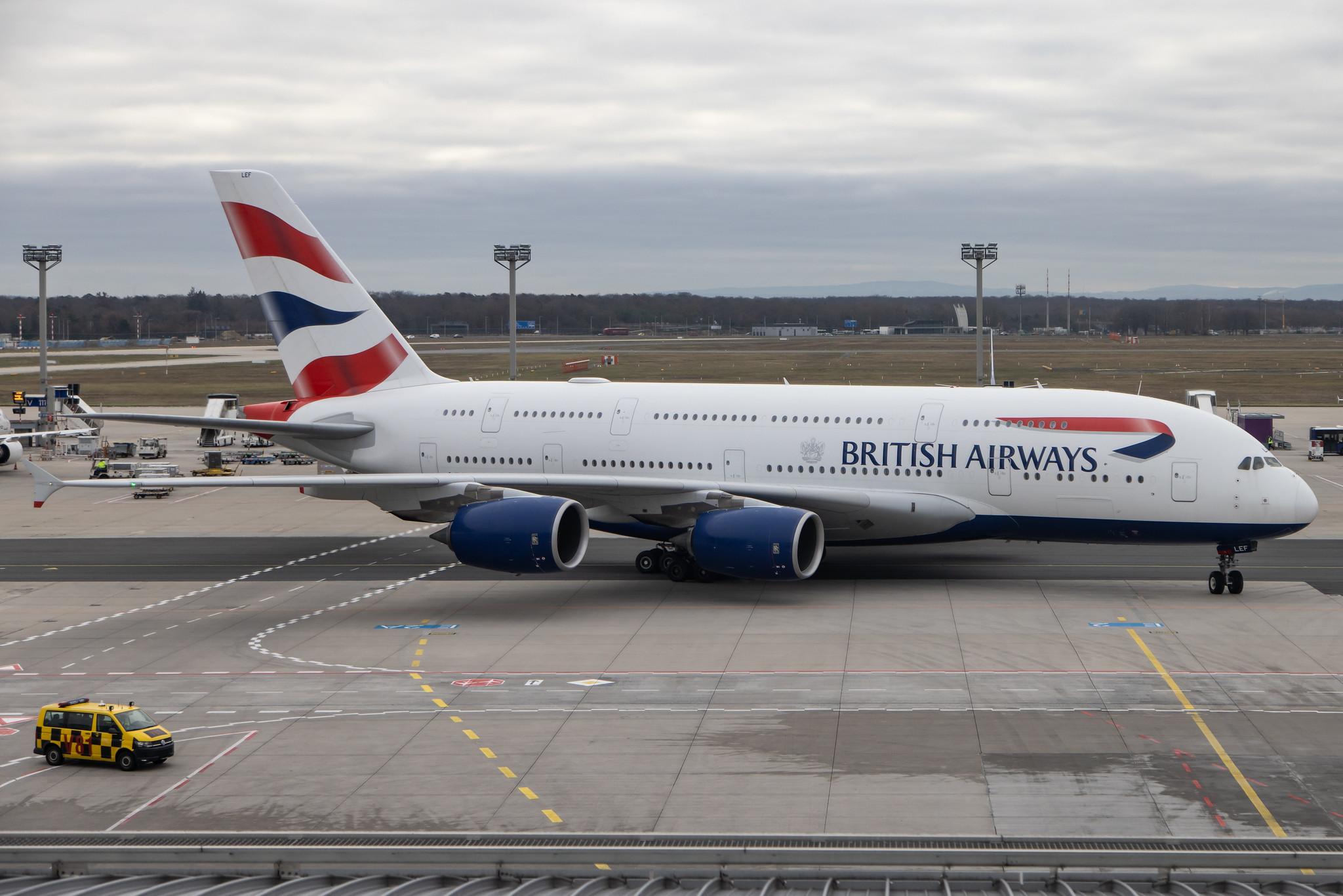 Frankfurt Airport: British Airways (BA / BAW) |  Airbus A380-841 A388 | G-XLEF | MSN 151