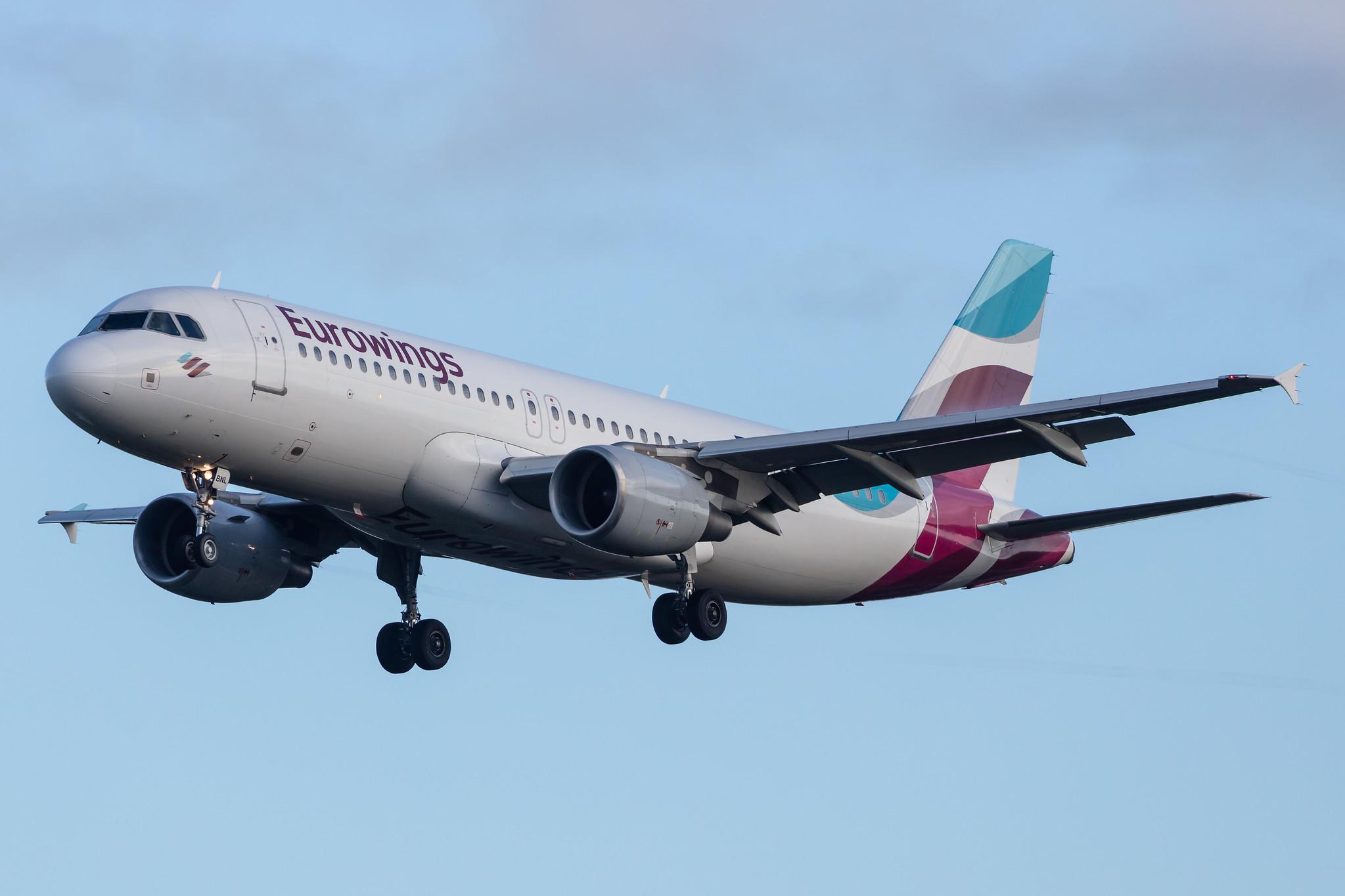 Hamburg Airport: Eurowings (EW / EWG) |  Airbus A320-214 A320 | D-ABNL | MSN 1852