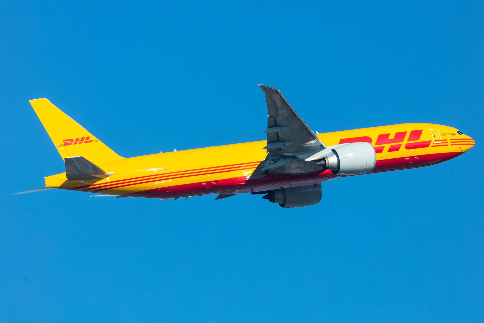 Frankfurt Airport: DHL (D0 / DHK) | Operator: AeroLogic |  Boeing 777-F B77L | D-AALR | MSN 66814